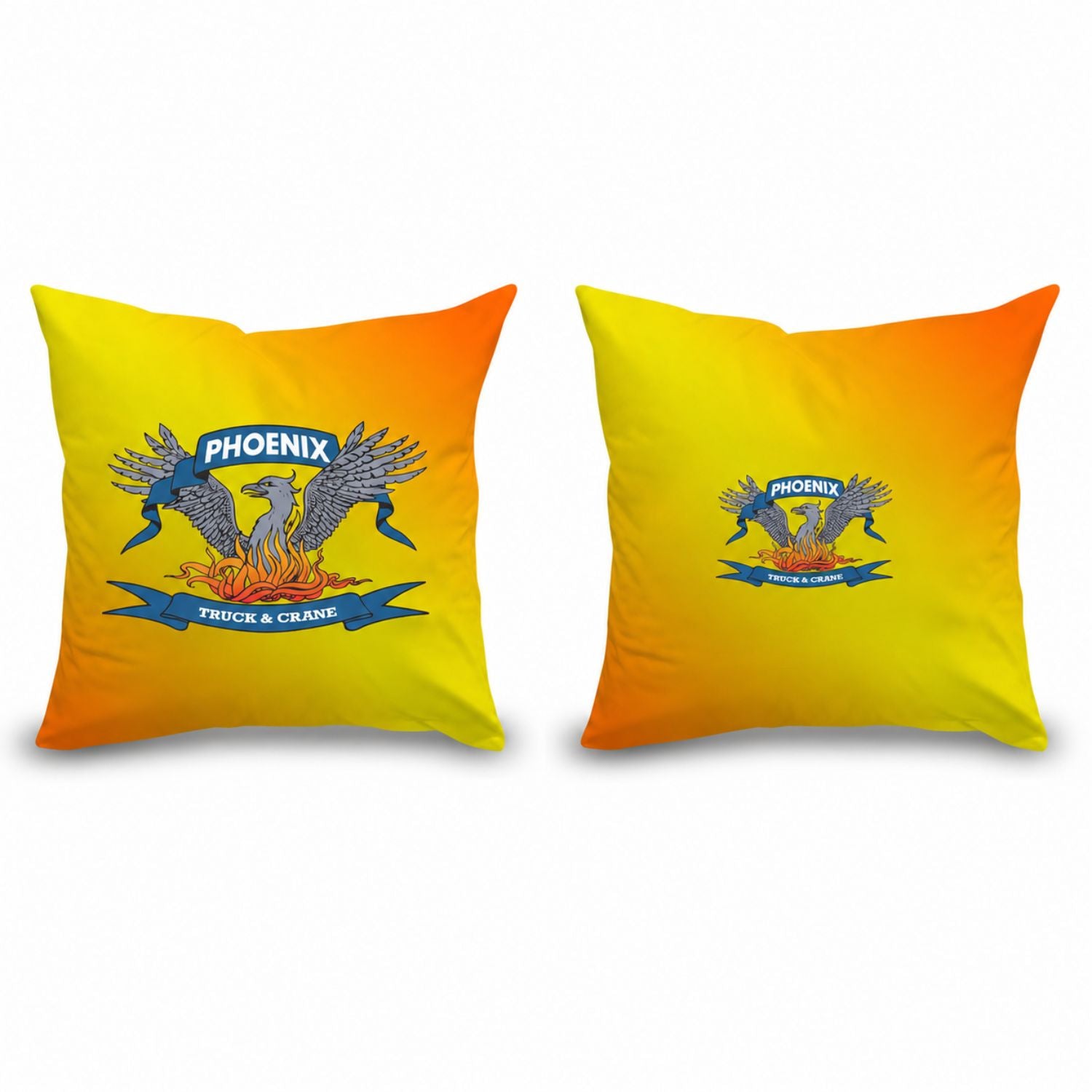 Grand coussin sublimé, 16x16, fermeture éclair invisible, insert amovible, housse lavable