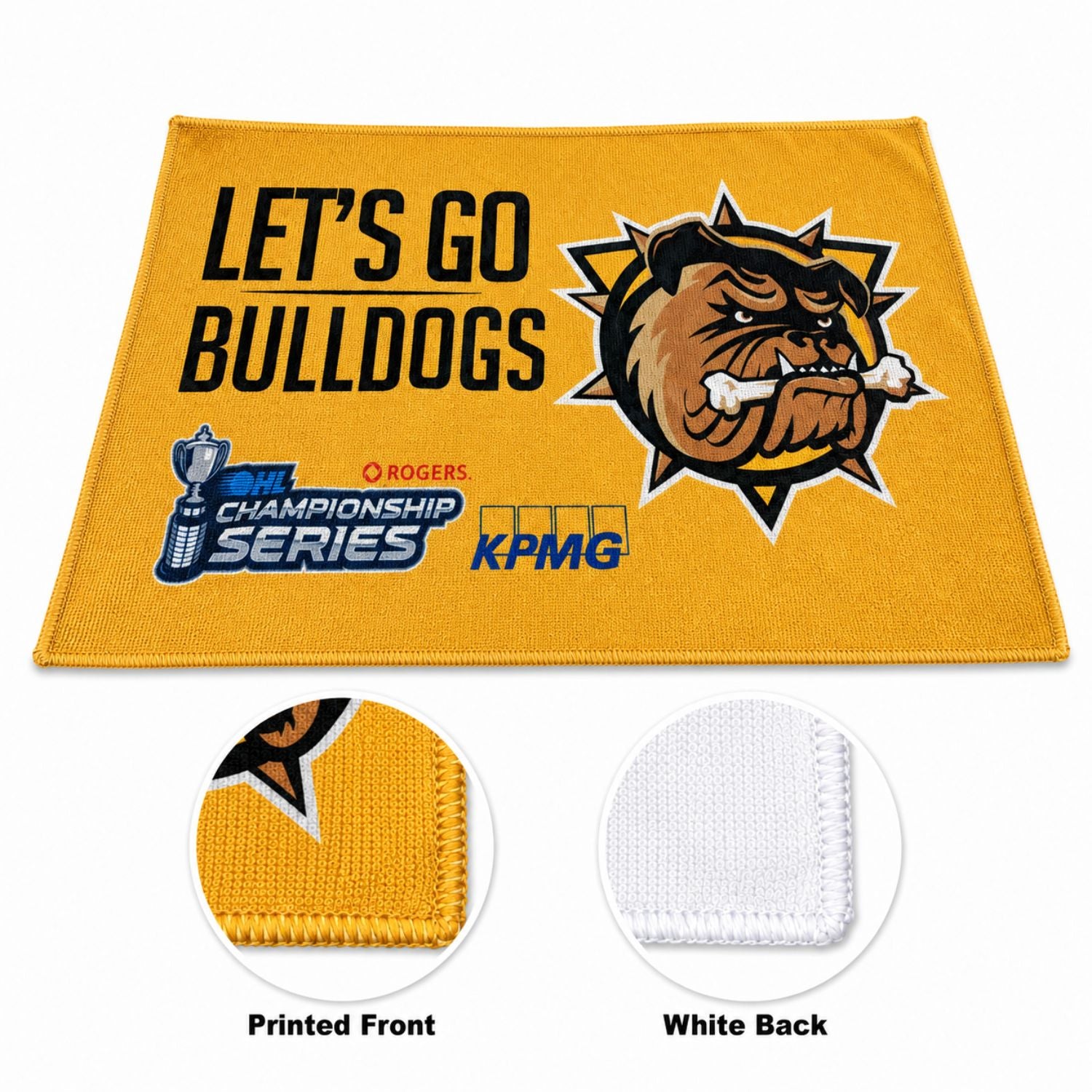 Microfiber Dri-Lite Terry Rally, Sports, Skate Towel, 12x18 Sublimated Edge to Edge 1 side