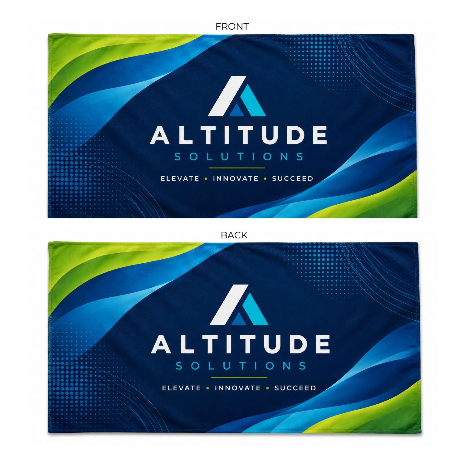 Absorbent Microfiber Dri-Lite Terry Beach, Shower Towel, 30x60, Sublimated Edge to Edge 2 sides
