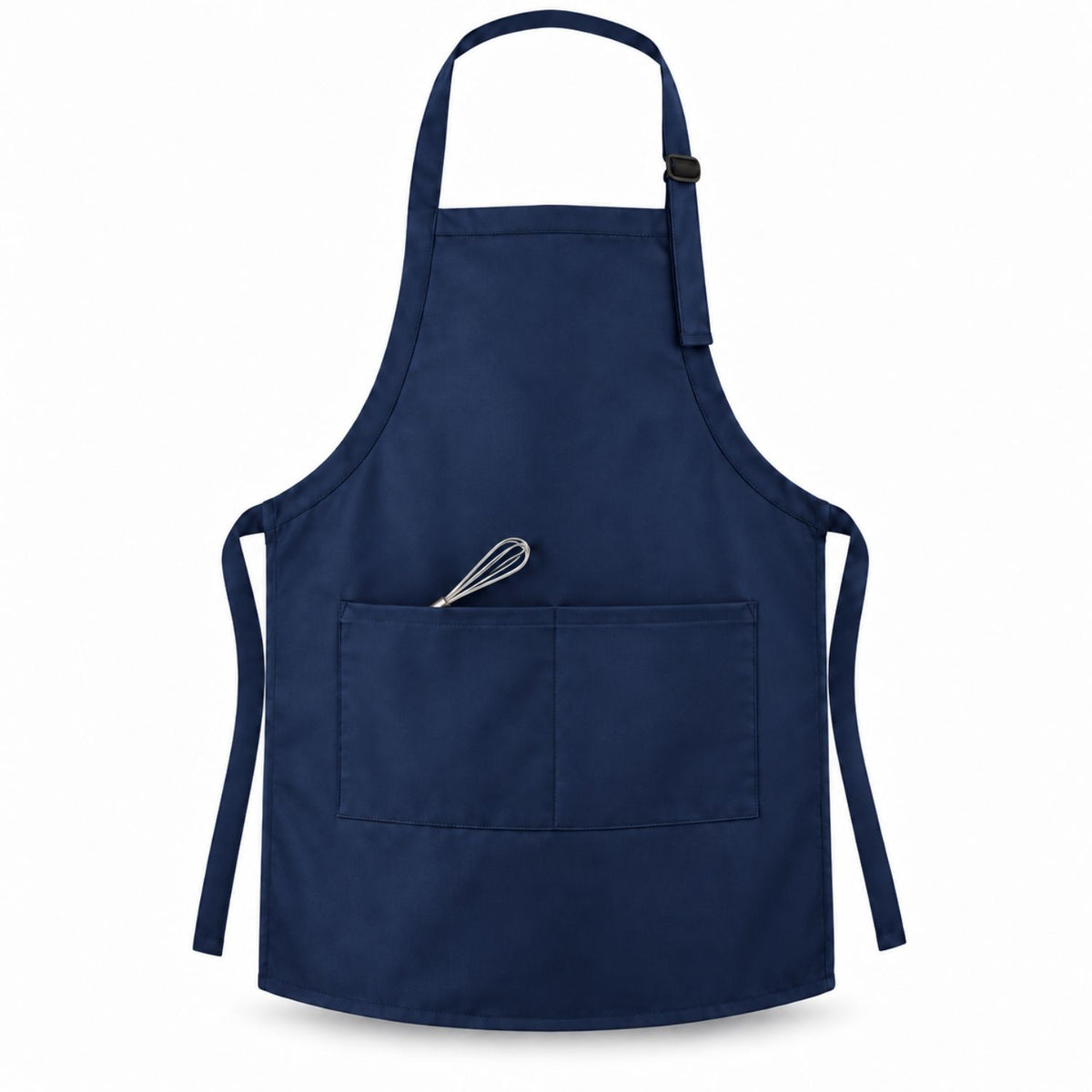 Twill Bib Apron, 25x28, 2 Pockets, Adjustable Neck, Blank Only, Made In Canada