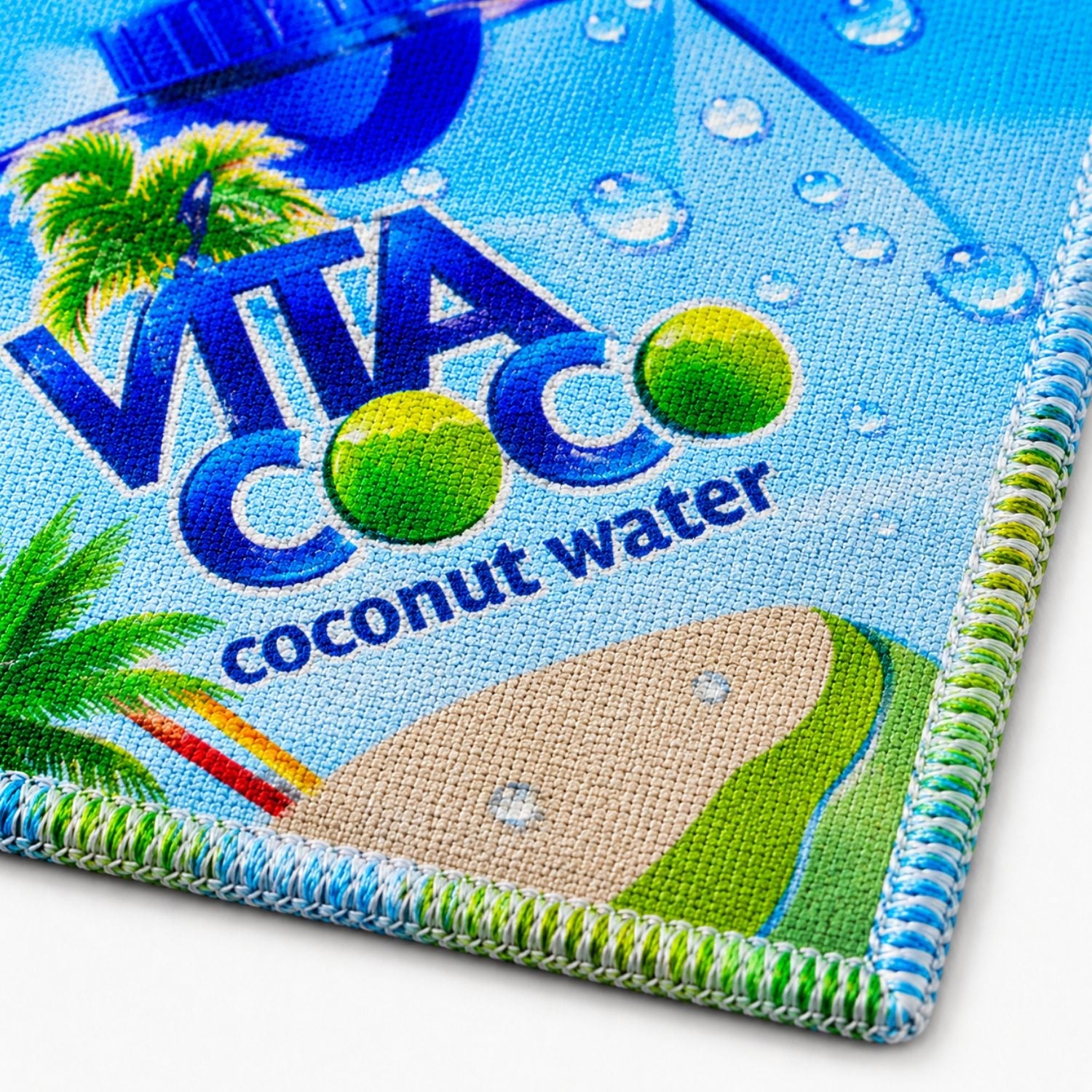 Absorbent Microfiber Dri-Lite Terry Terry Pool Towel, 20x40, Sublimated Edge to Edge 1 side