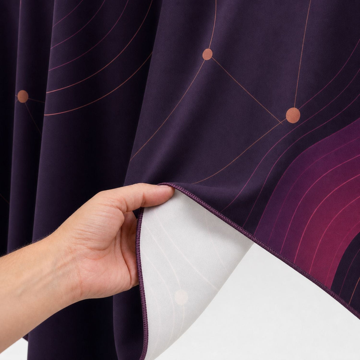 Sublimated Table Cloth for 8' Table, Drape Style, 3 sided, Open Back
