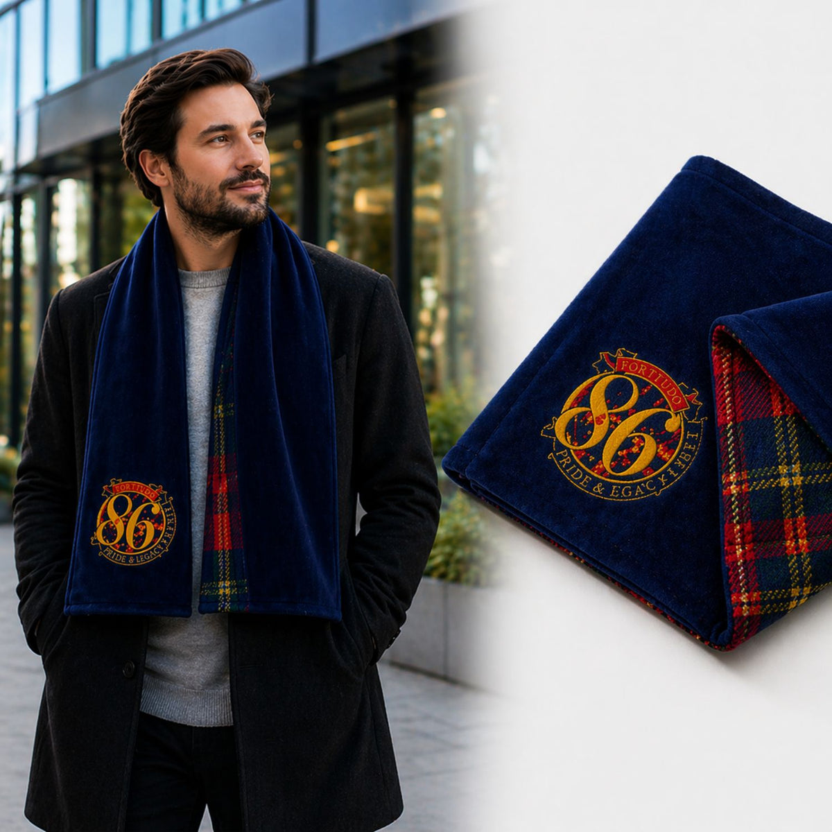 Custom Mink Scarf – 6” x 60” | Ultra-Soft Premium Finish | 2-Sided Sublimation