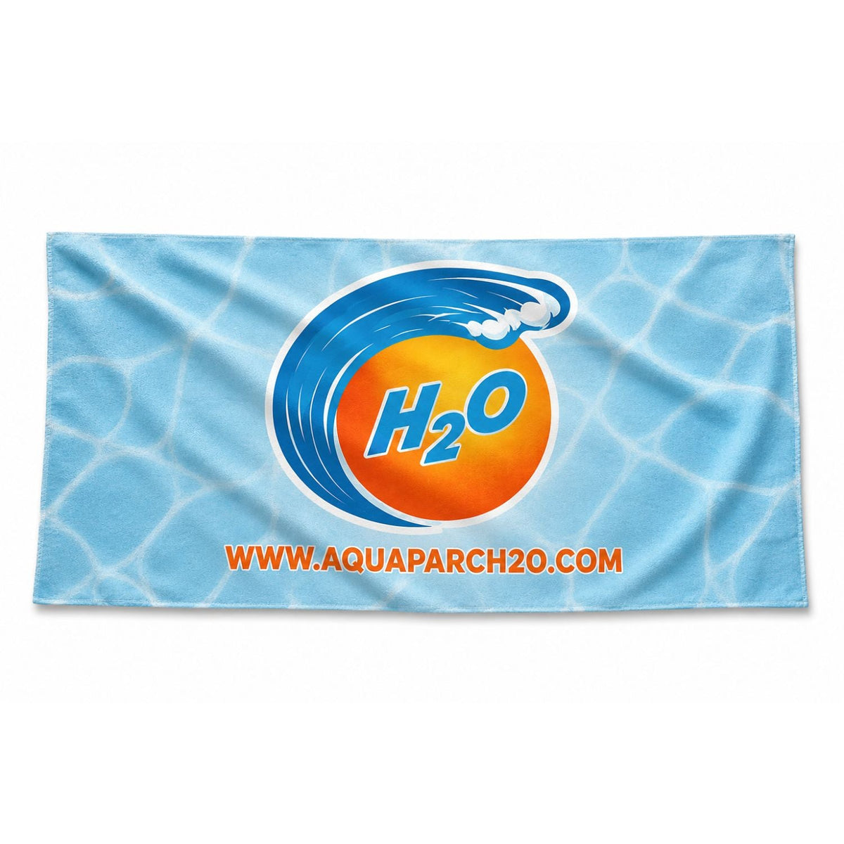 Plush and Soft Velour Terry Cotton Blend Beach Towel, 30x60, Sublimated Graphics Edge to Edge