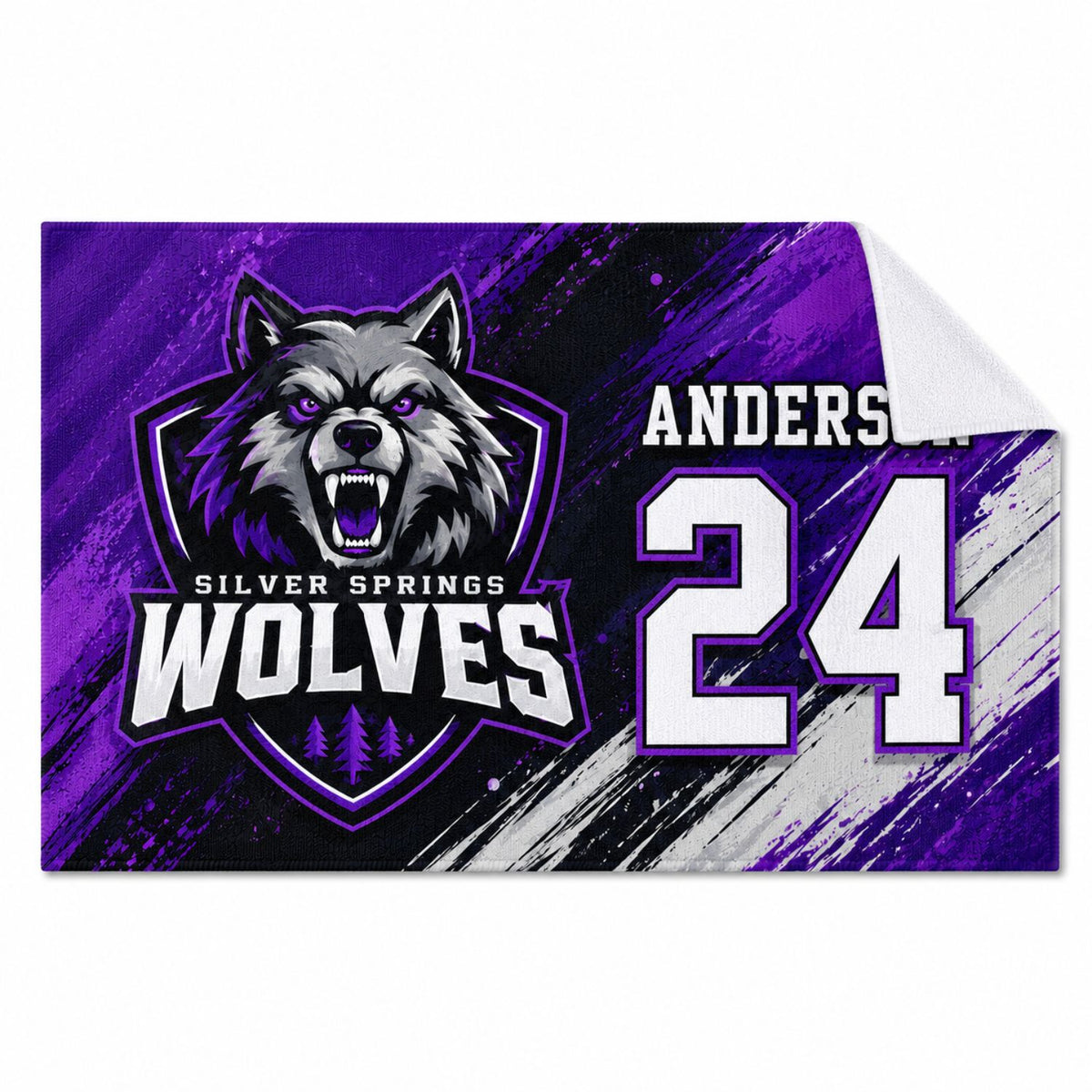 Team Towel in Microfiber Dri-lite Terry, 15x25, Sublimated Sports Towel