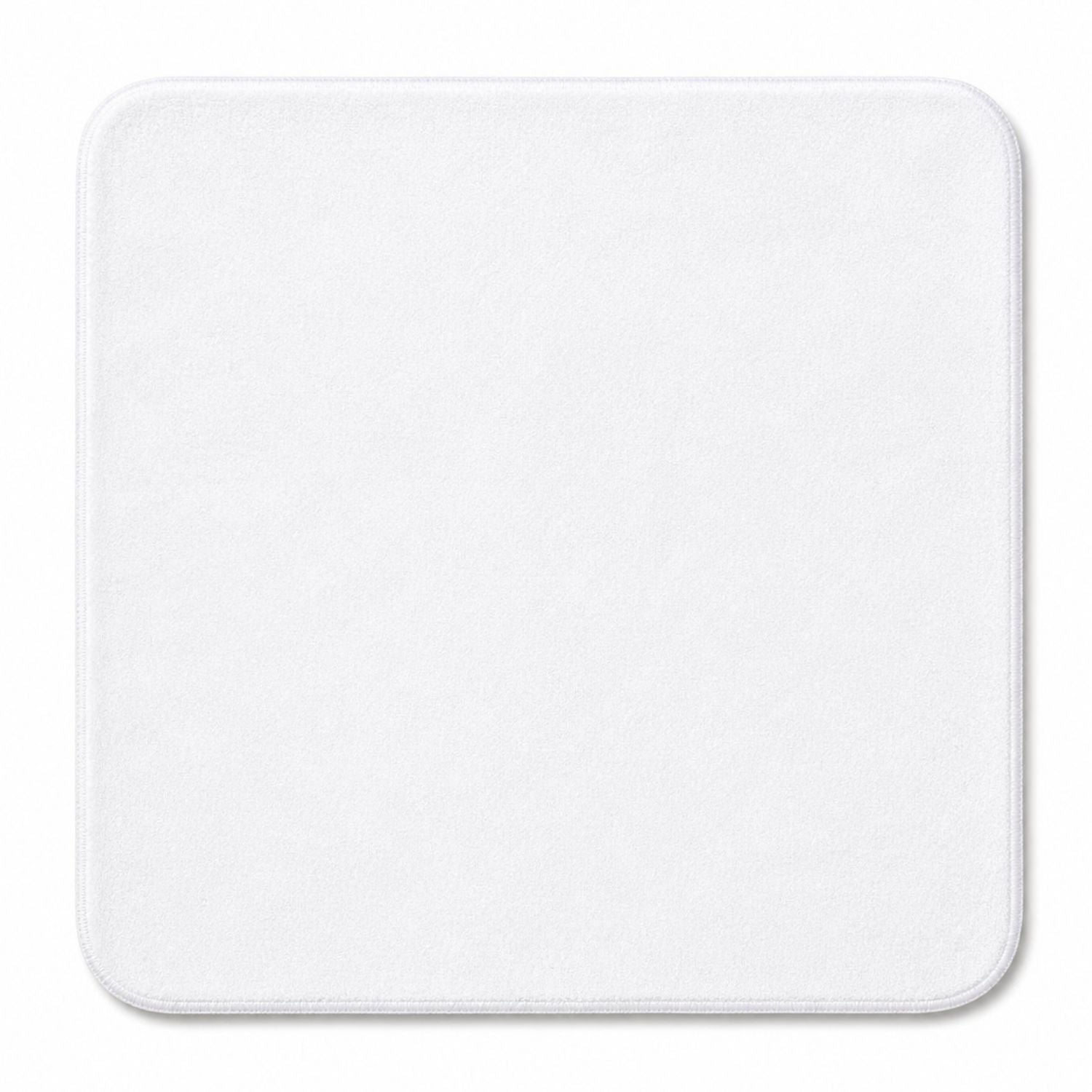 Colored Plush and Soft Velour Terry Cotton Blend Towel, 12x12, Sublimated Edge to Edge