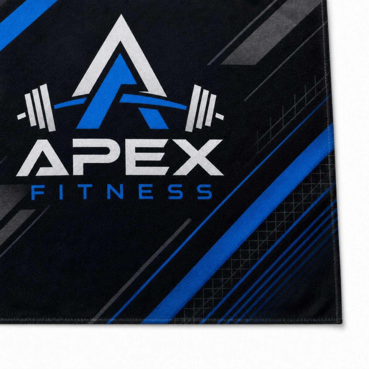 Serviette de sport, d'entraînement, de fitness en mélange de coton velours éponge doux et moelleux, 15x25, Sublimation 1 côté.