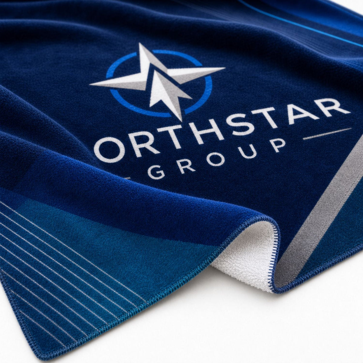 Colored Plush and Soft Velour Terry Cotton Blend Beach Pool Towel, 24x48, Sublimated Edge to Edge