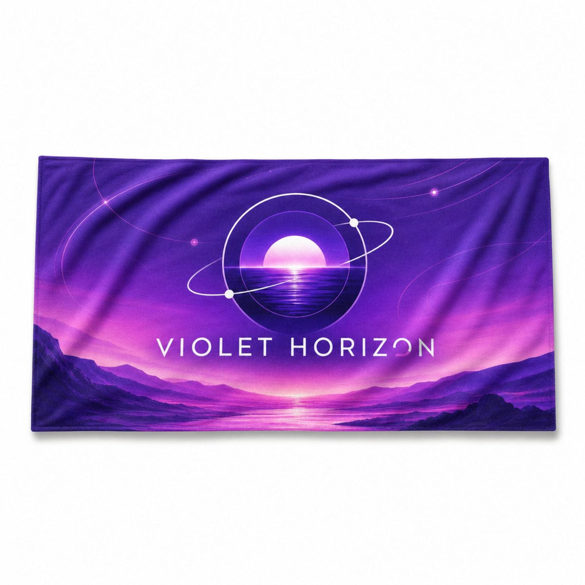 Plush and Soft Velour Terry Cotton Blend Beach Towel, 35x60, Sublimated Graphics Edge to Edge