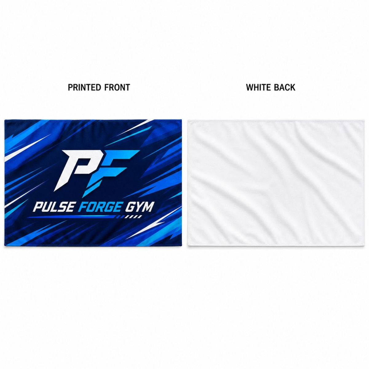 Microfiber Moisture Wicking, Cooling, Sports Suede Towel, 12x18, Sublimated Edge to Edge