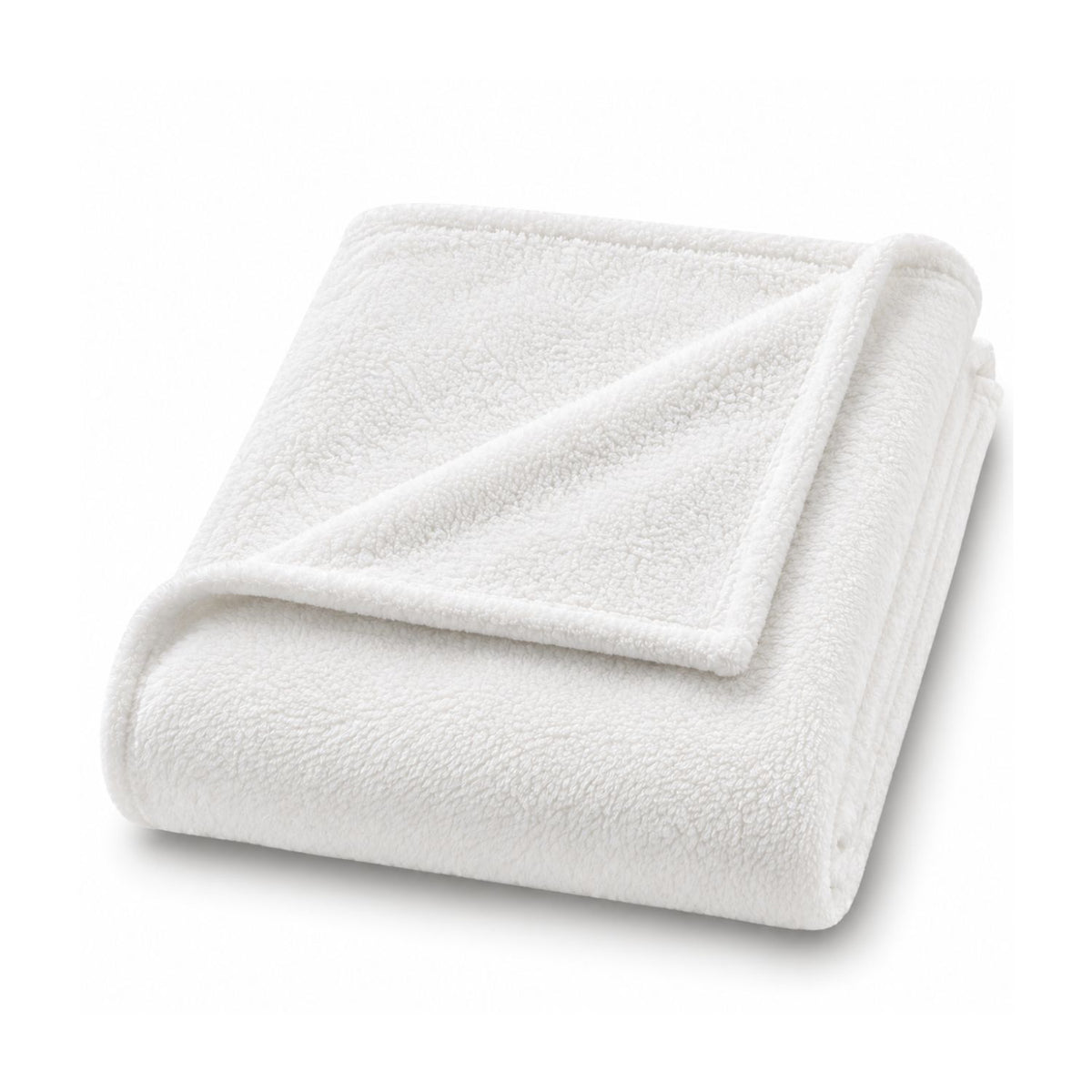 Plush and Cozy Mink Flannel Fleece Blanket, 50x60, Blank Only