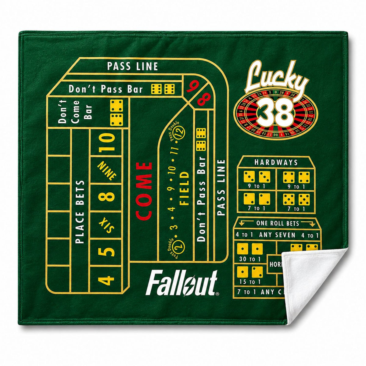 Plush and Cozy Mink Flannel Fleece Blanket, 50x60, Sublimated Edge to Edge 1 side