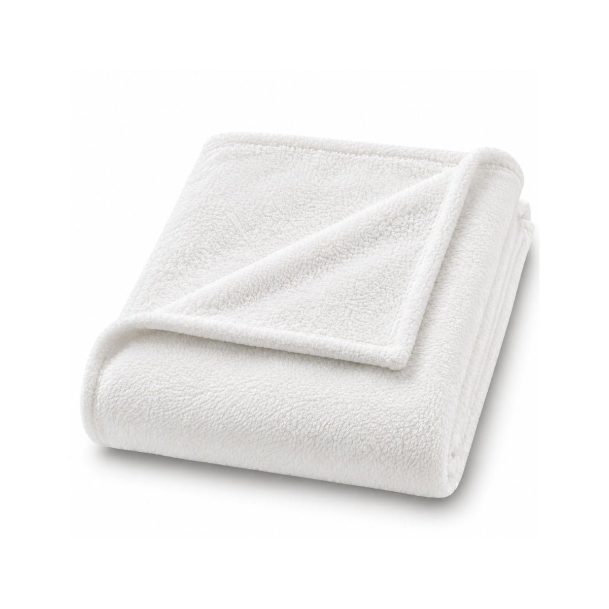 Plush and Cozy Mink Flannel Fleece Blanket, 30x60, Blank Only