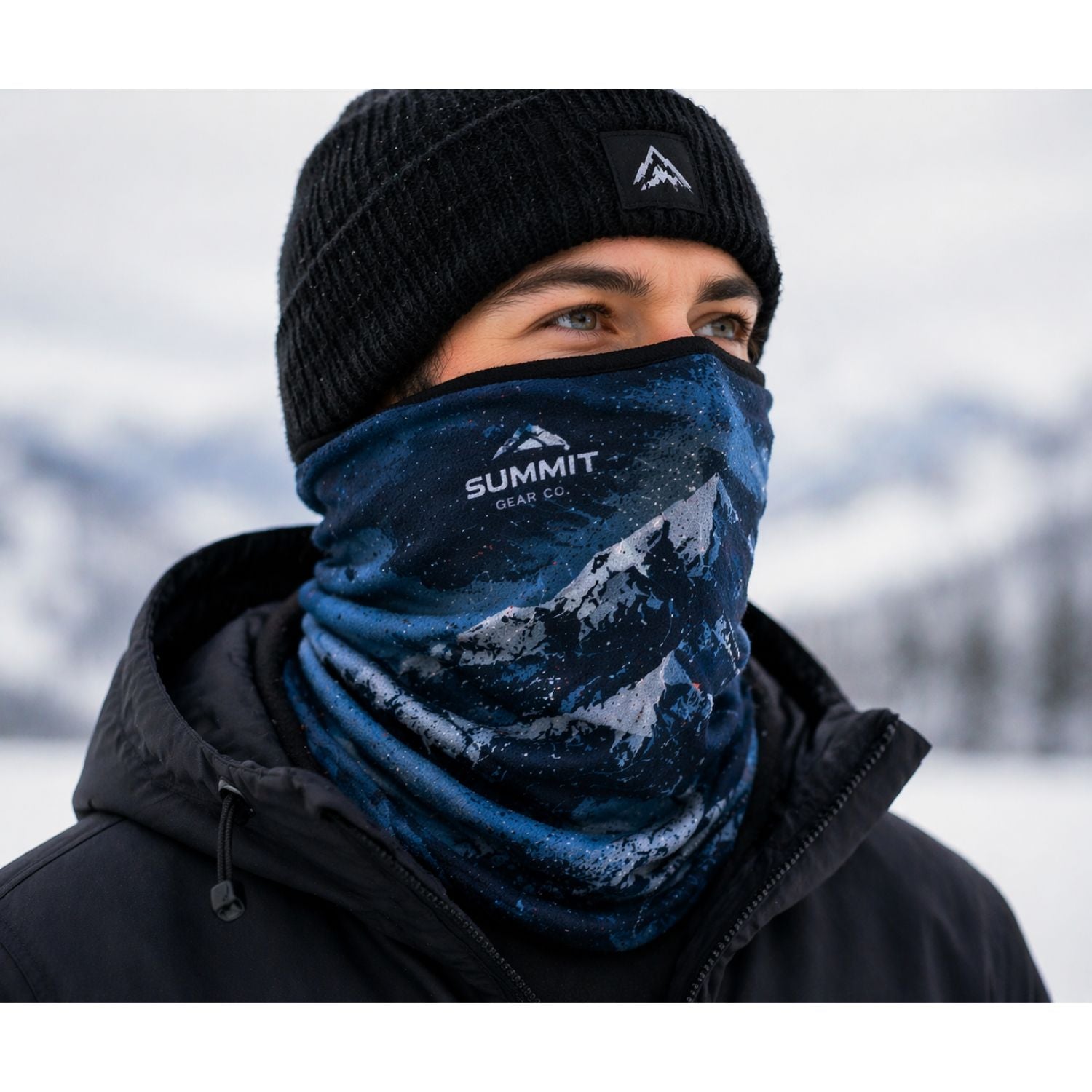 Sublimated Multifunction Tubular 2-ply Winter Neck Gaiter (Polyester Microfleece)