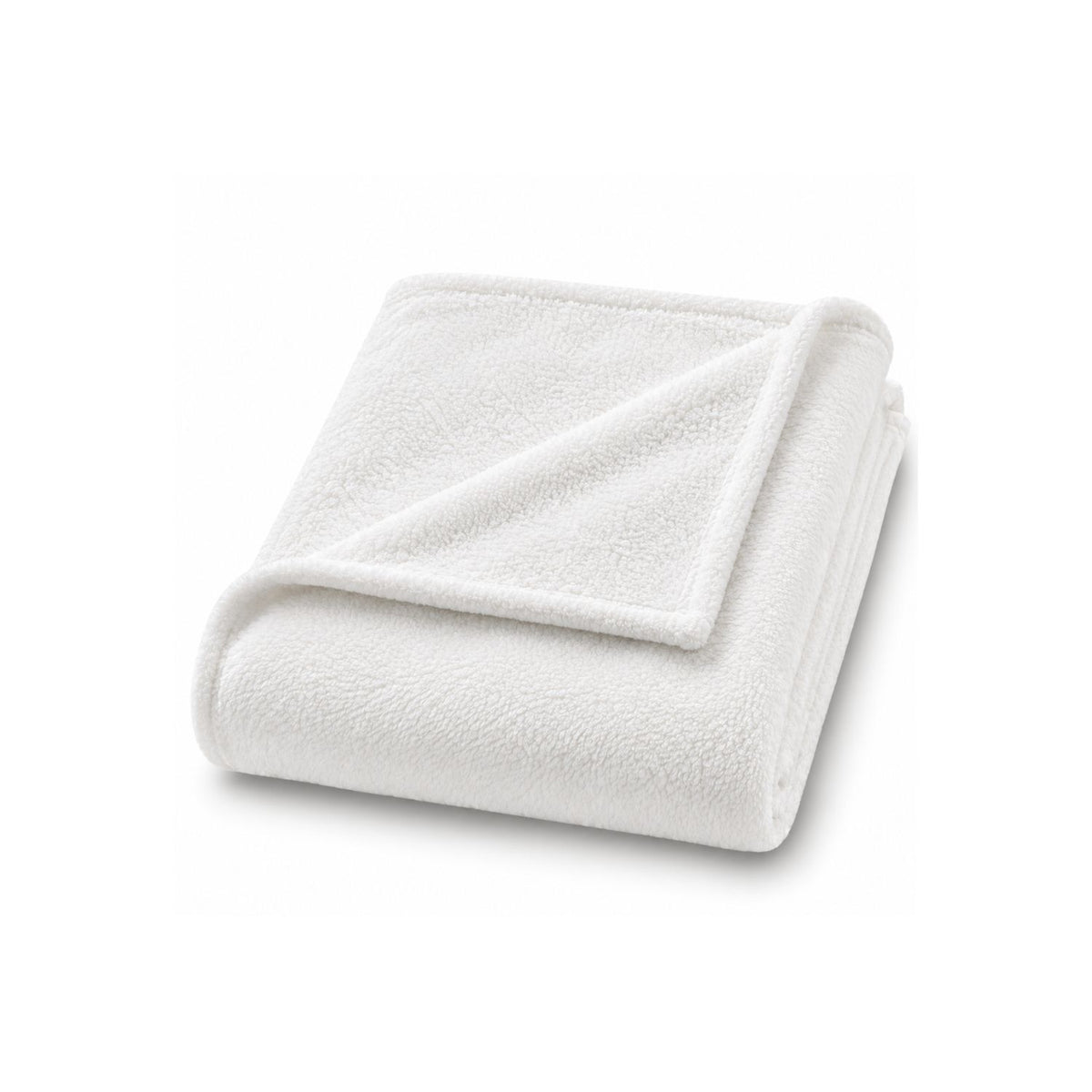 Plush and Cozy Mink Flannel Fleece Blanket, 30x40, Blank Only