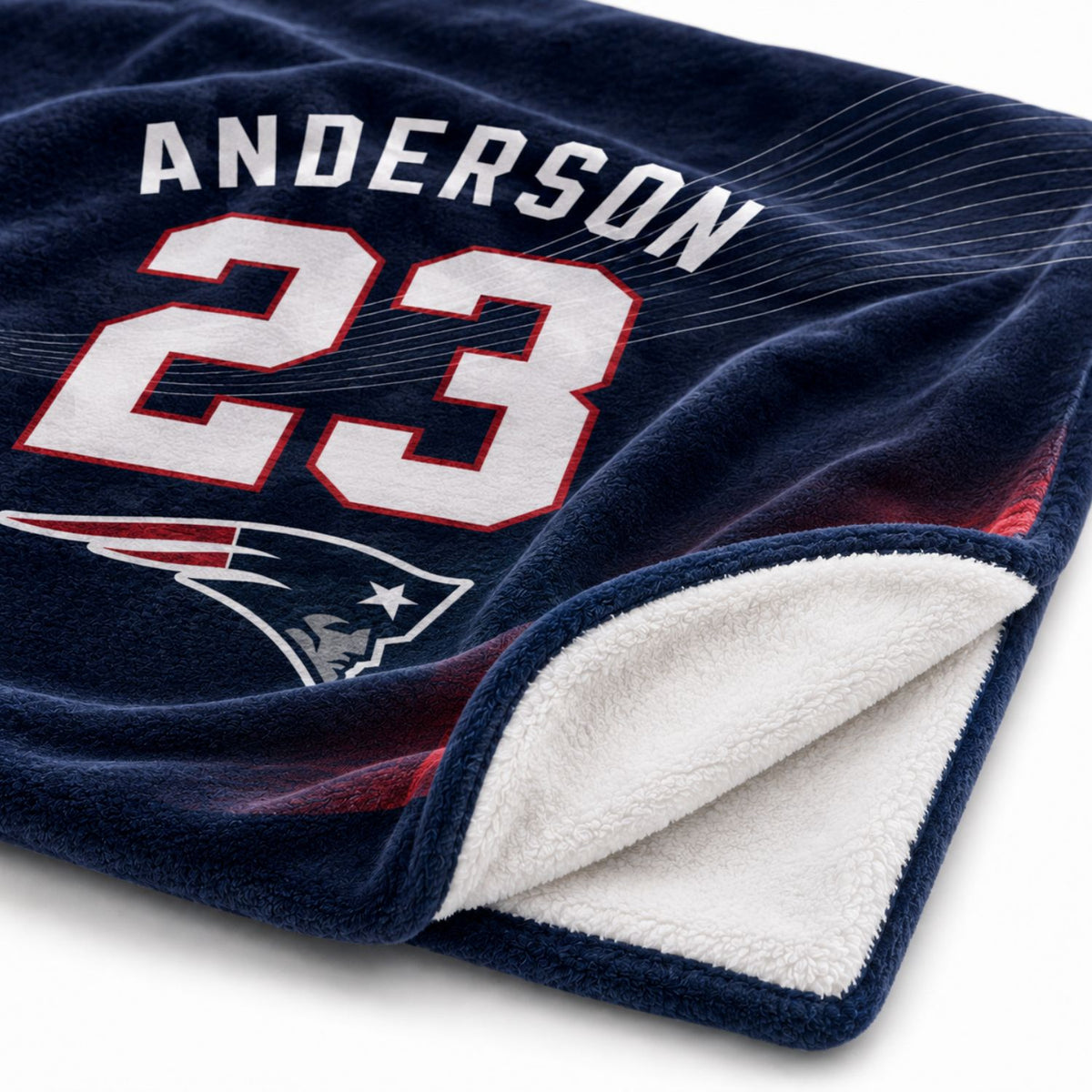 Team Blanket in Plush and cozy Mink Flannel Fleece, 30x40, Lap Blanket, Sublimated edge to edge