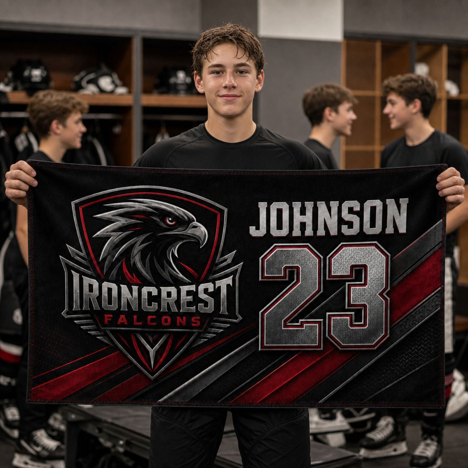 Team Towel in HEAVIEST Plush and Soft Velour Terry Cotton Blend, 30x60, Sublimated Shower Towel