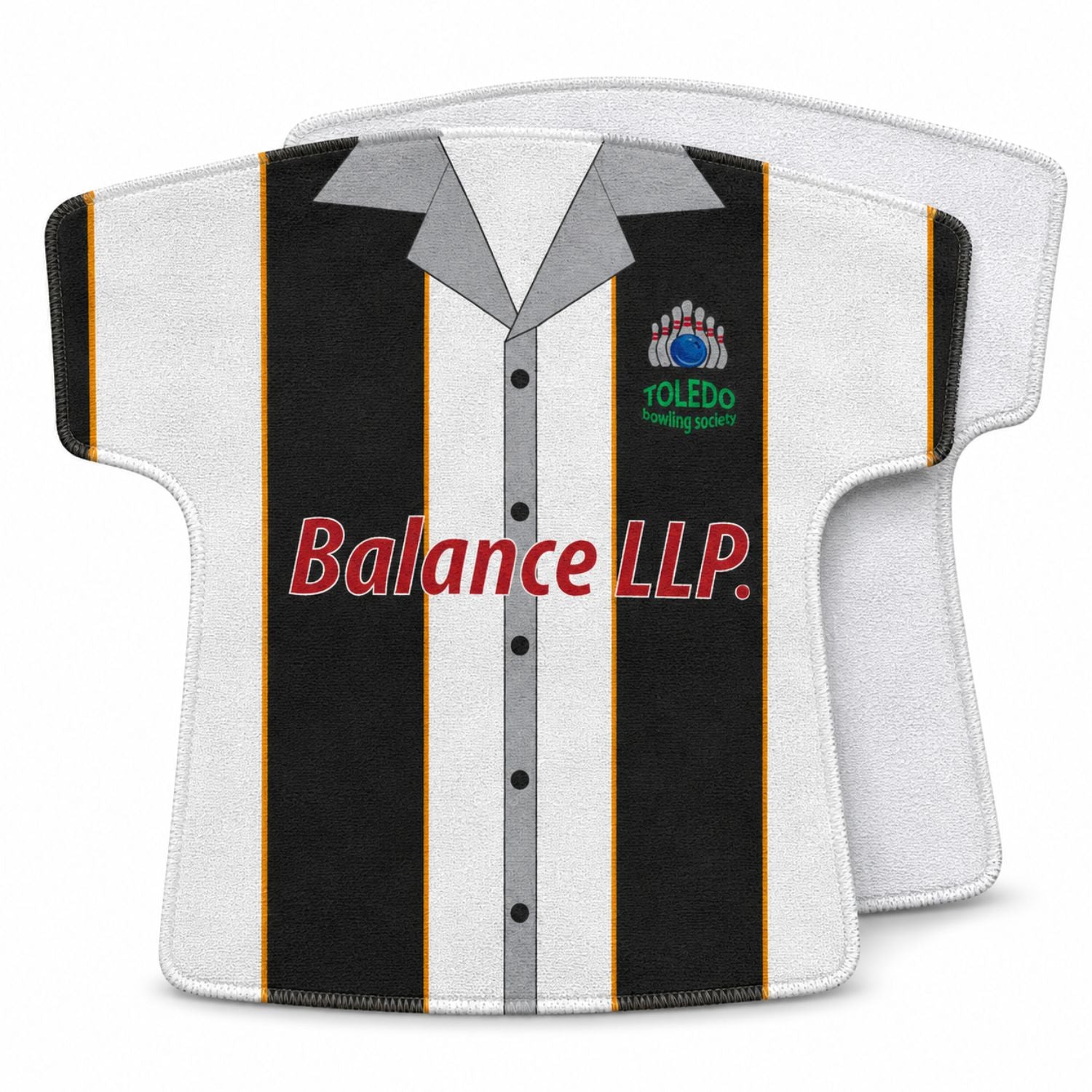 Jersey Shape Microfiber Dri-Lite Terry Keepsake Towel, Short sleeves, 18x17, Sublimated Front