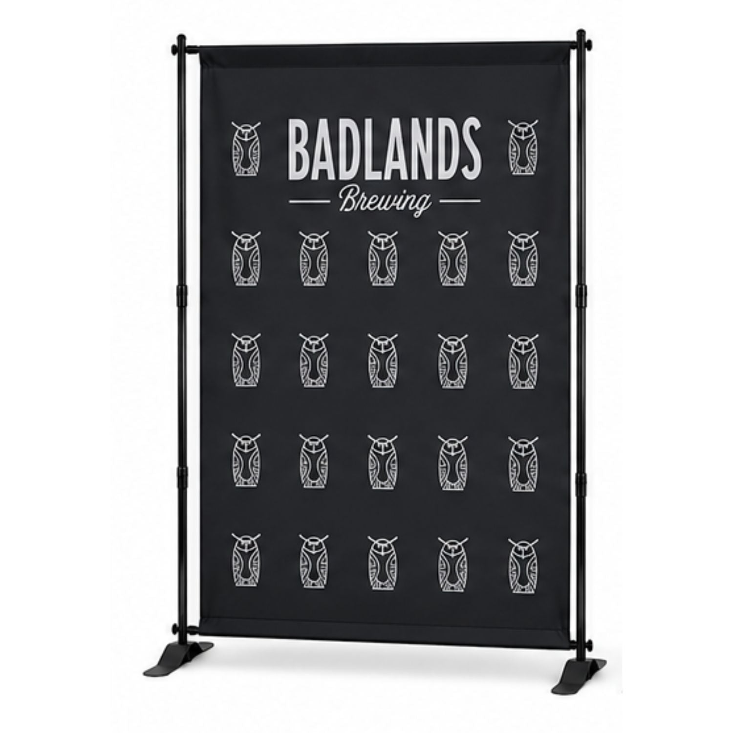 5' Exhibitor Expanding Display Kit, Media Wall, Backdrop, with Full Color Graphics, NO SETUP CHARGE