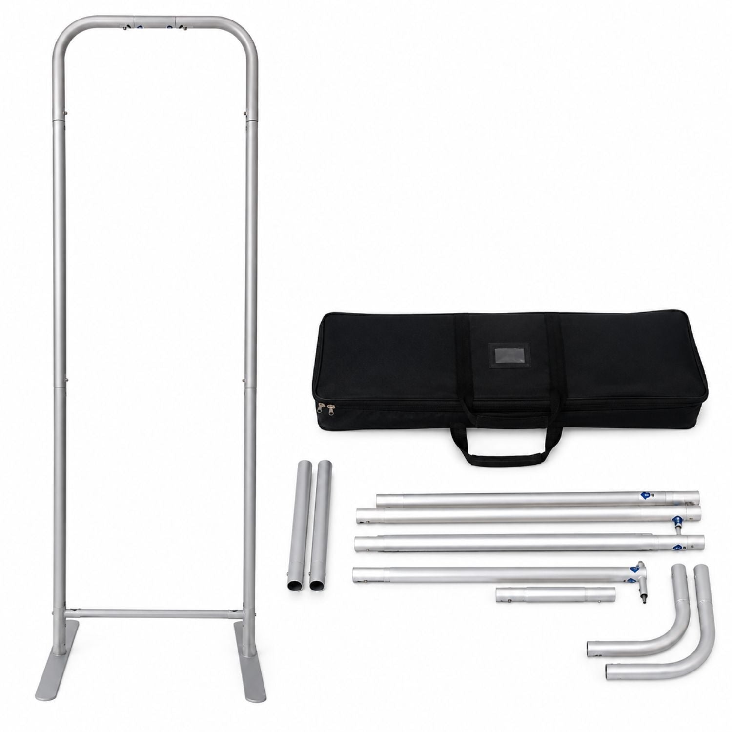 2'W x 78"H EuroFit Tension Fabric Banner Display Kit, Graphics Double Sided, NO SETUP CHARGE