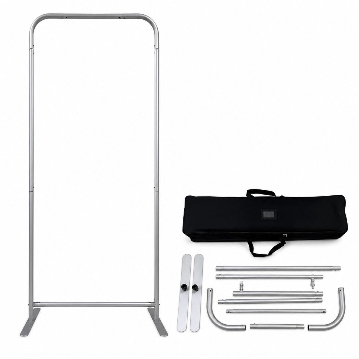 3'W x 78"H EuroFit Tension Fabric Banner Display Kit, Graphics Double Sided, NO SETUP CHARGE