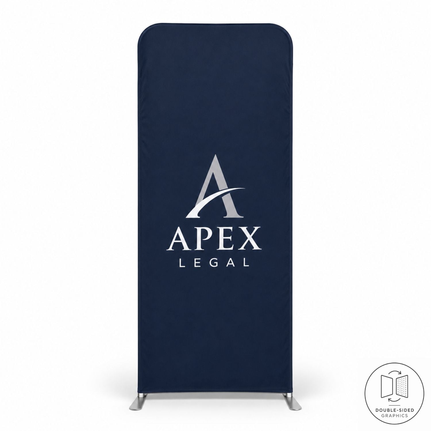 3'W x 96"H EuroFit Tension Fabric Banner Display Kit, Graphics Double Sided, NO SETUP CHARGE