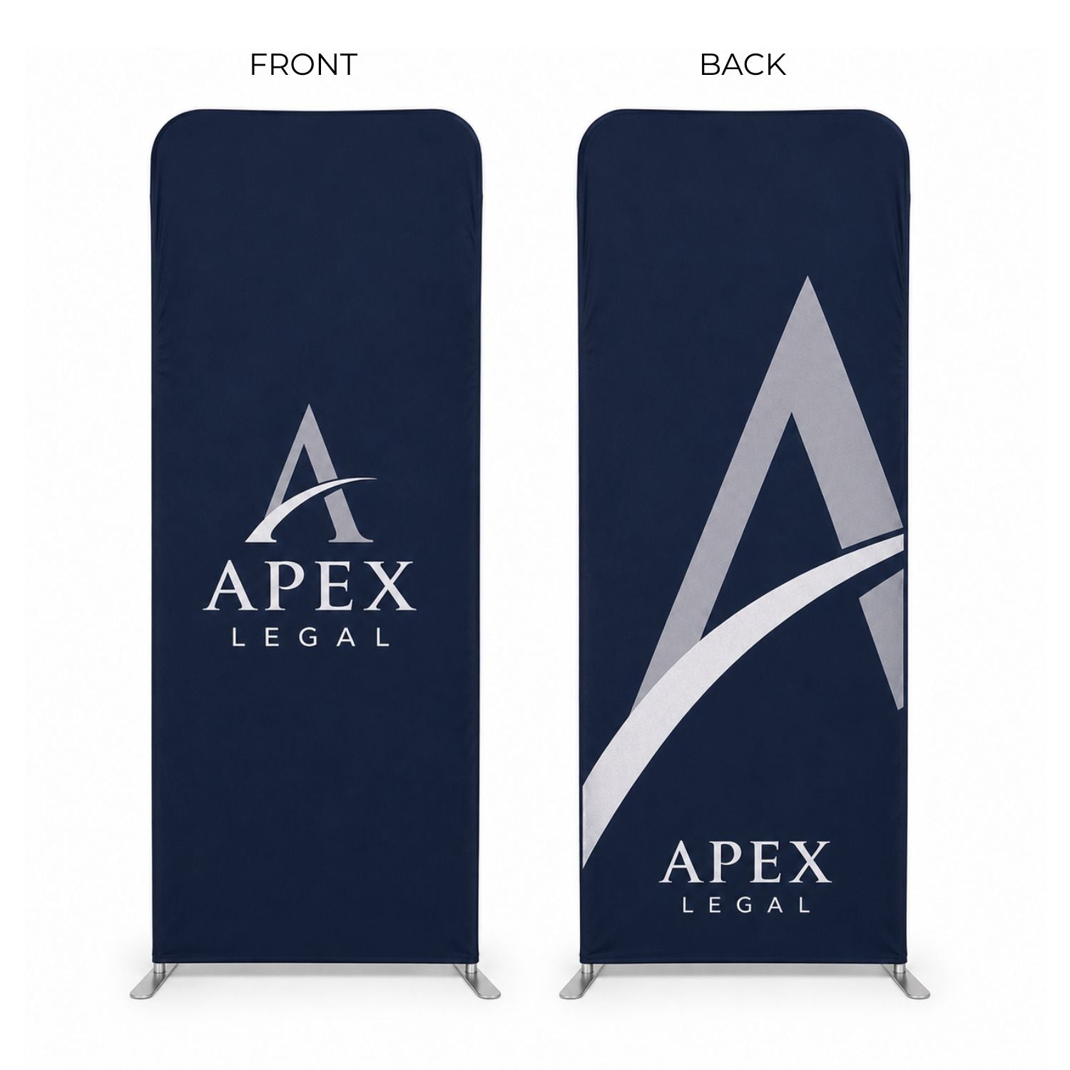 3'W x 96"H EuroFit Tension Fabric Banner Display Kit, Graphics Double Sided, NO SETUP CHARGE