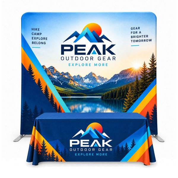 8 foot fabric wall package