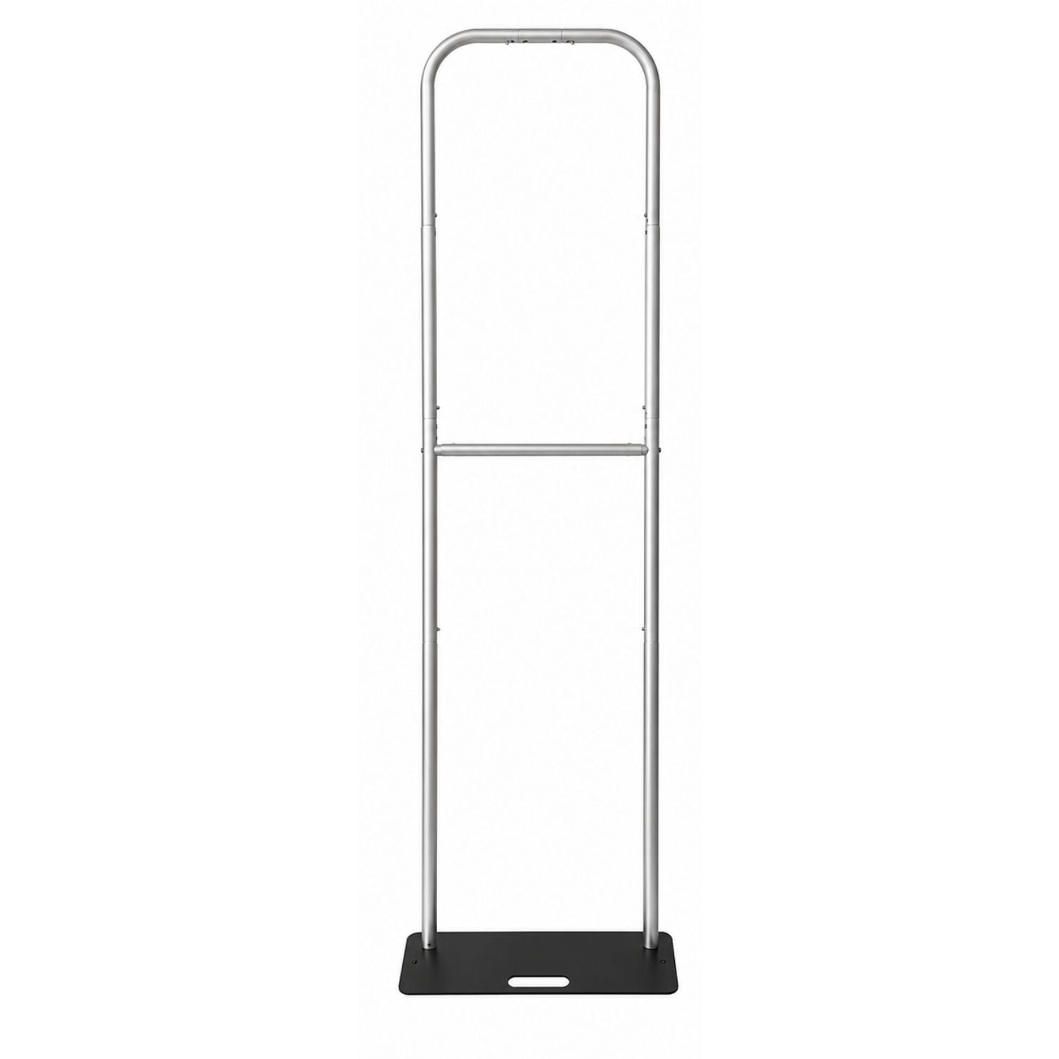 2'W x 90"H EuroFit Banner Hardware Only, Frame with Steel Base and Carry Case. Graphics not included