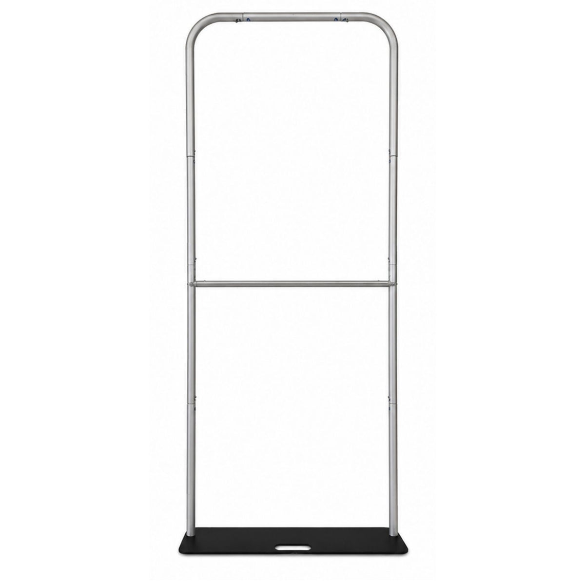 3'W x 90"H EuroFit Banner Hardware Only, Frame with Steel Base and Carry Case, Graphics not included