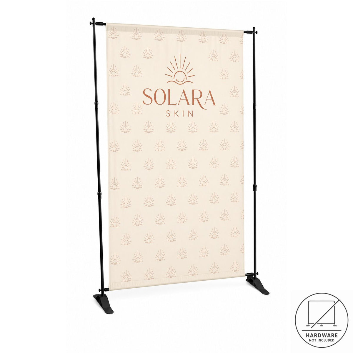 Replacement Graphics Single sided 5'w x 8'h with pole pocket top and bottom, NO SETUP CHARGE