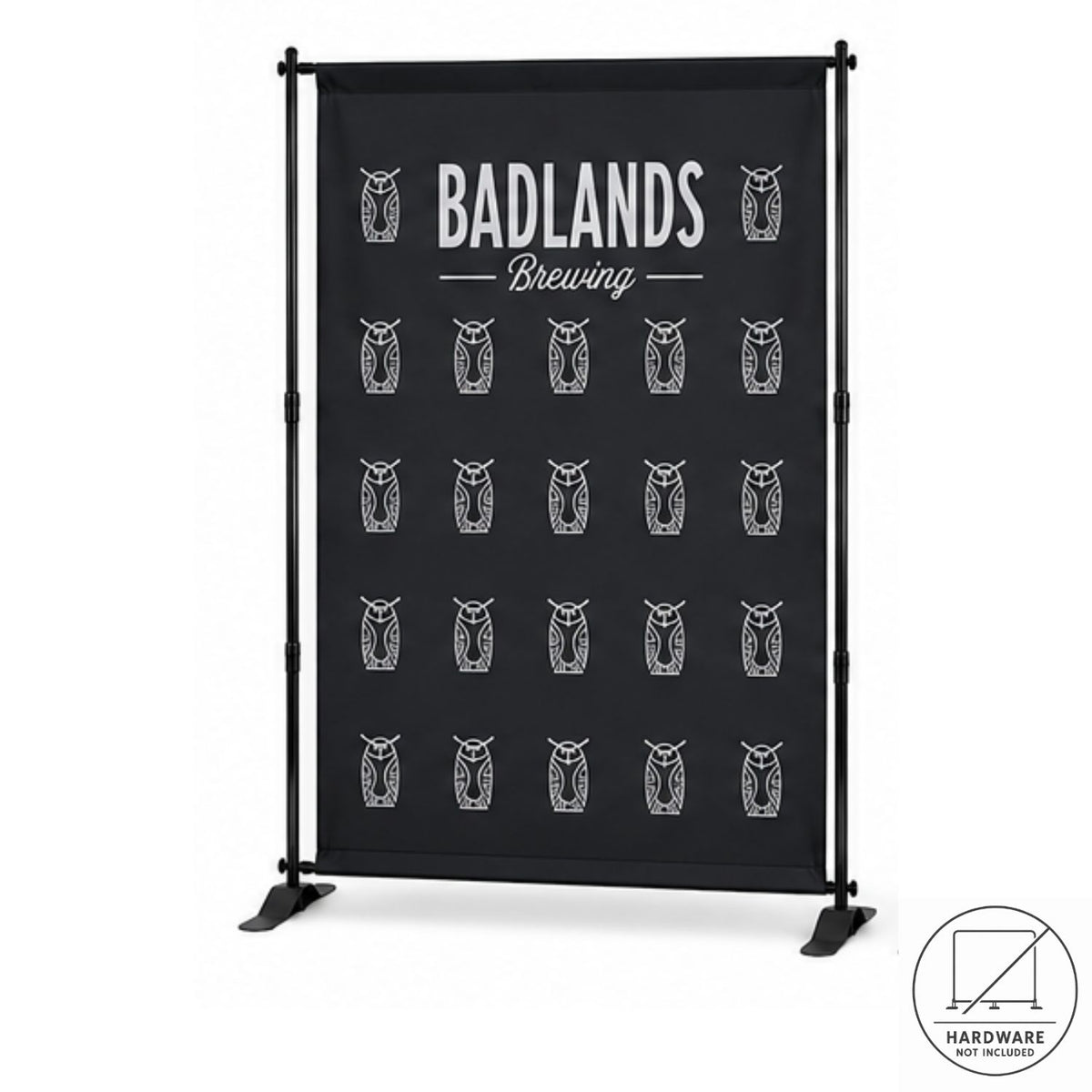Replacement Graphics Single sided 5'w x 8'h with pole pocket top and bottom, NO SETUP CHARGE