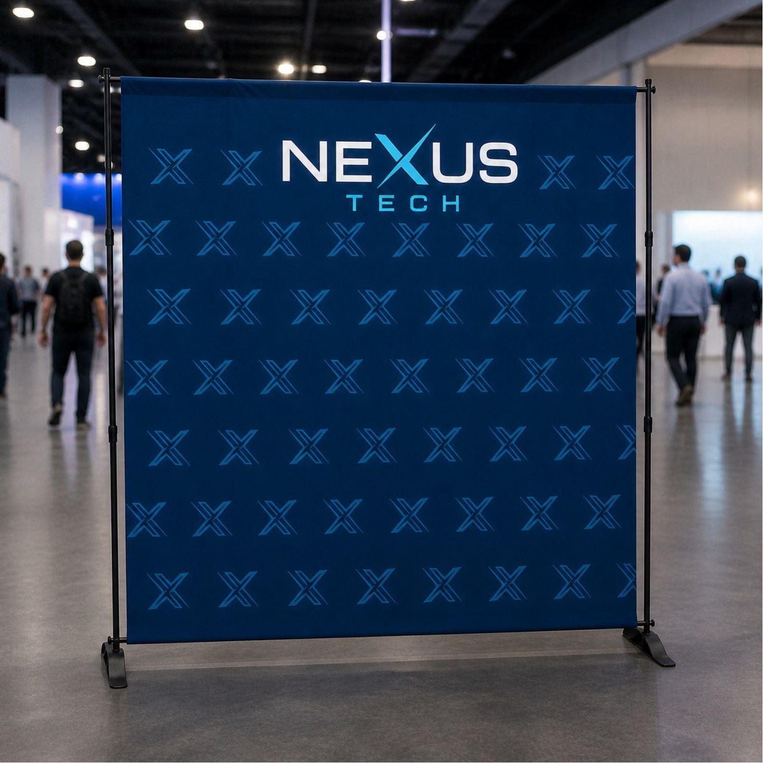 Replacement Graphics Single sided 8'w x 8'h with pole pocket top and bottom, NO SETUP CHARGE