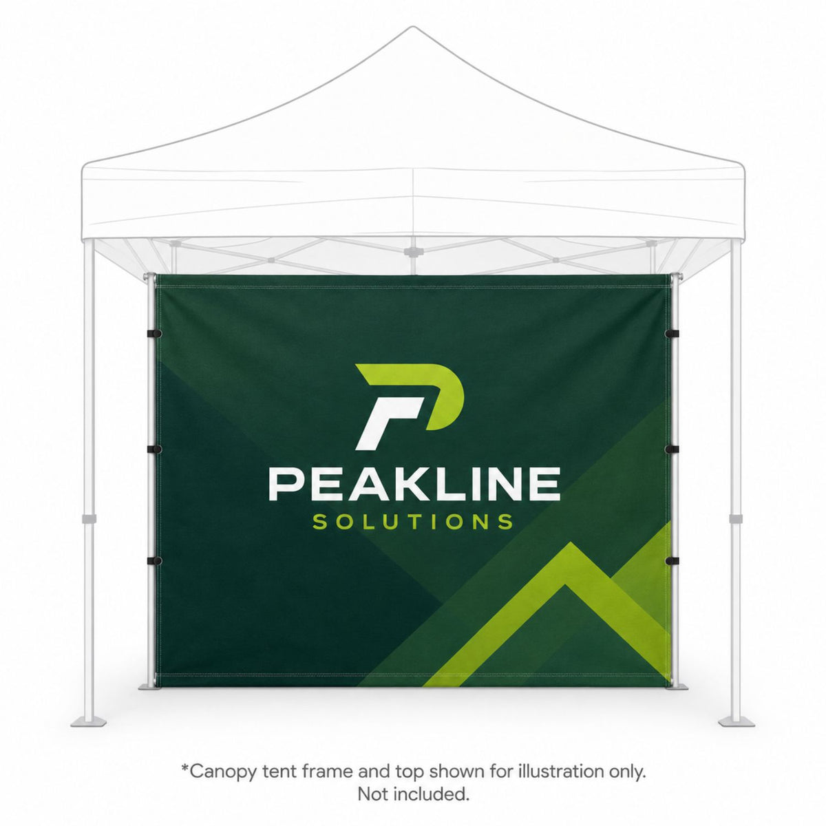 Full Back Wall for 10x10 Tent Kit, Sublimated, Single Sided Print
