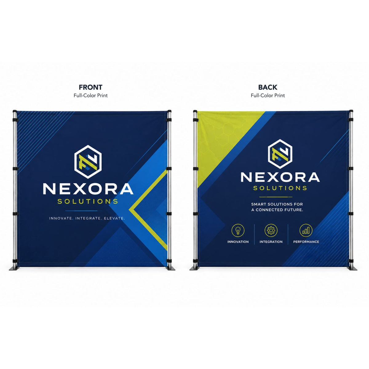 Full Back Wall for 10x10 Tent Kit, Sublimated, Double Sided Print