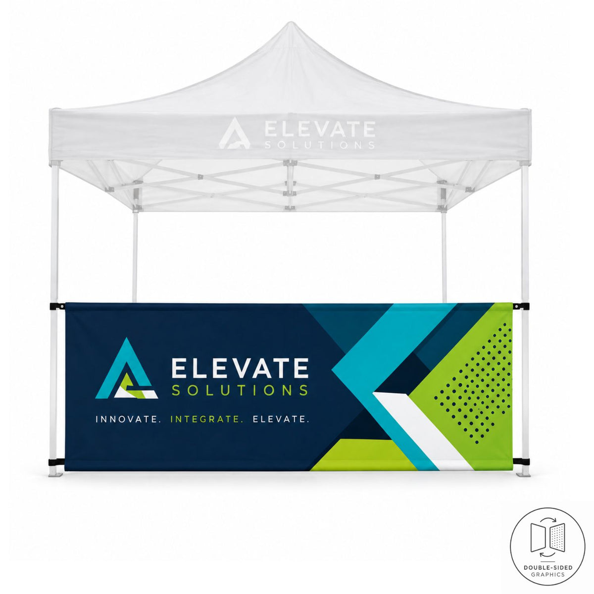 Half Side Wall for 10x10 Tent Kit, Sublimated, Double Sided Print