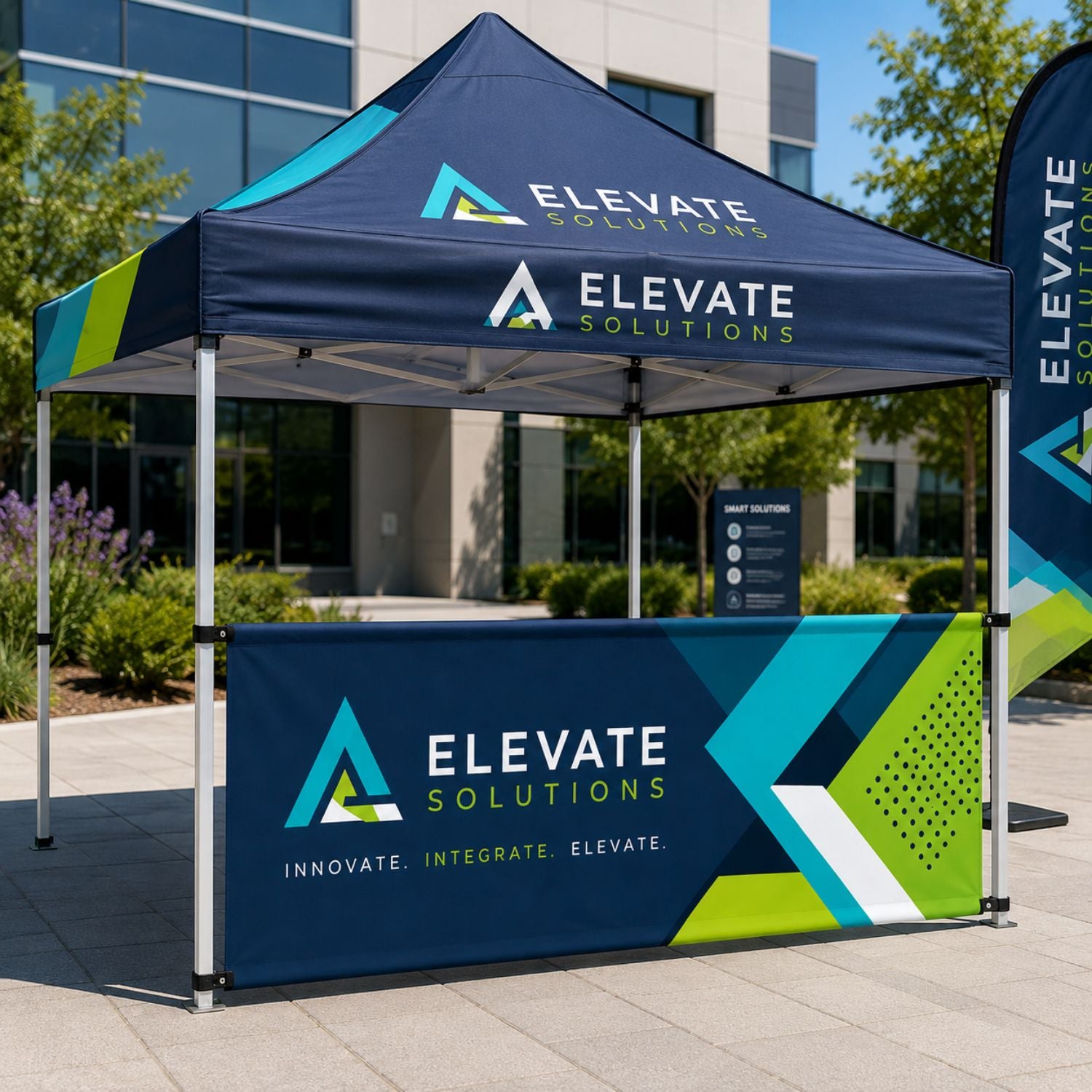 Half Side Wall for 10x10 Tent Kit, Sublimated, Double Sided Print