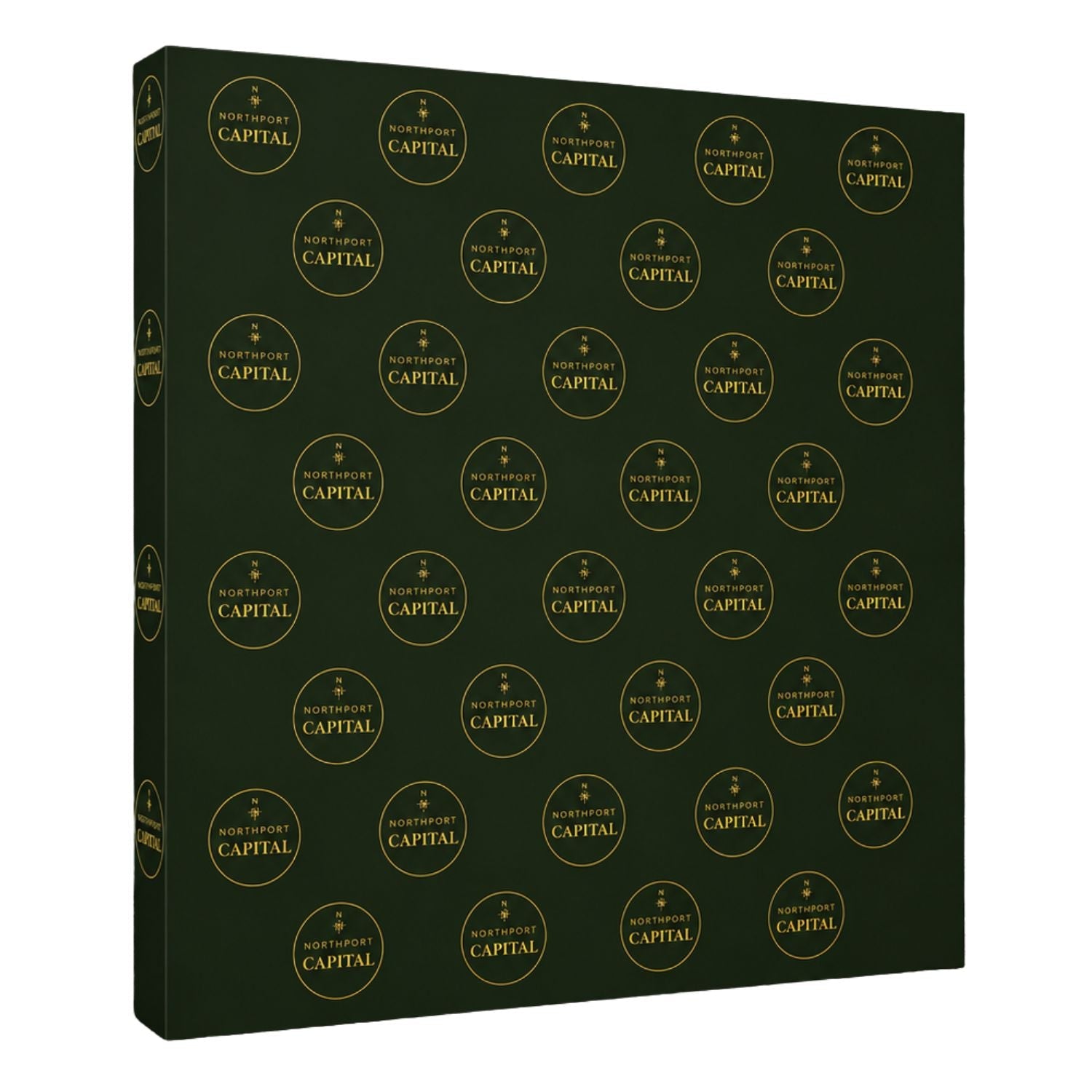 7.5' Straight Wall Full Height Tension Fabric Pop-up Display Kit with Wrap End Caps, NO SETUP CHARGE