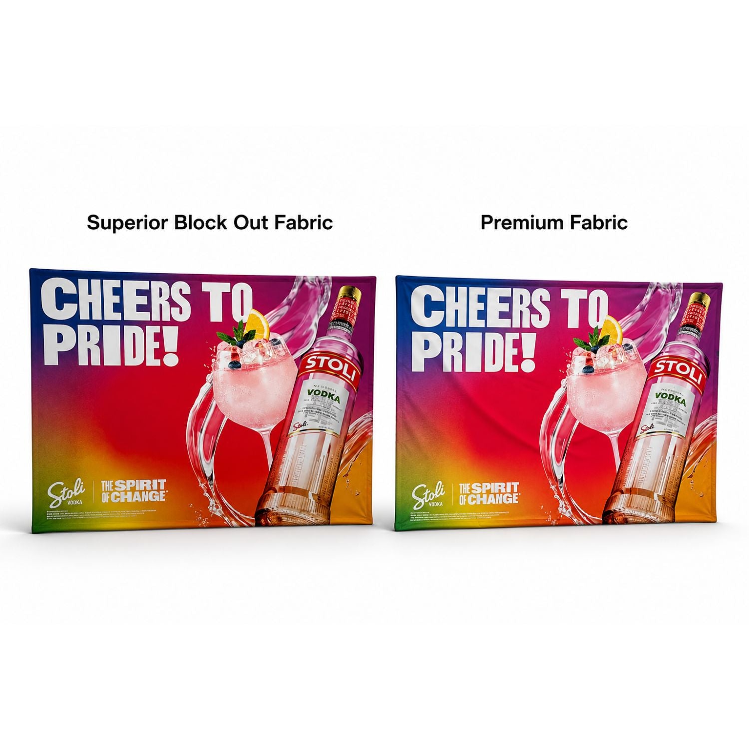 10' Straight Wall Full Height Tension Fabric Pop-up Display Kit, Superior Block Out Fabric