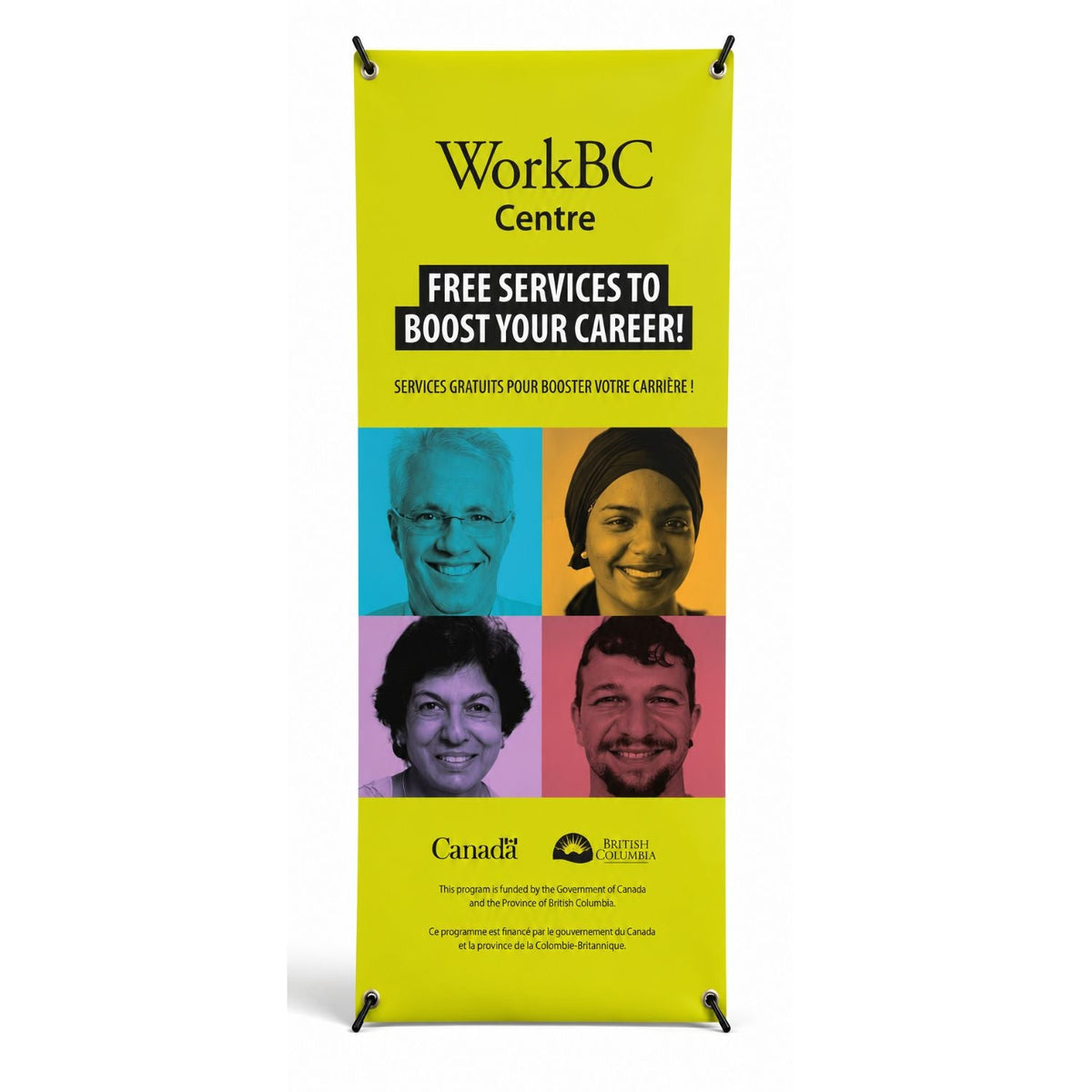 Tripod Banner with Graphics, 33.5x80, and Bag