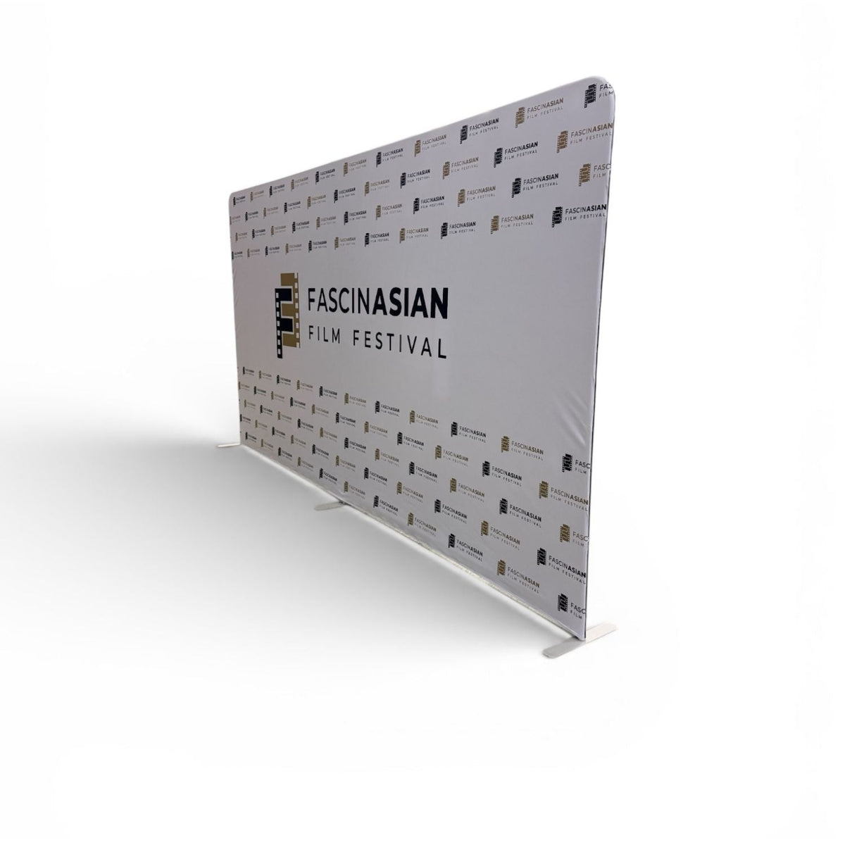15'W x 8'H EuroFit Tension Fabric Straight Wall Display Kit, Double Sided Graphics, NO SETUP CHARGE