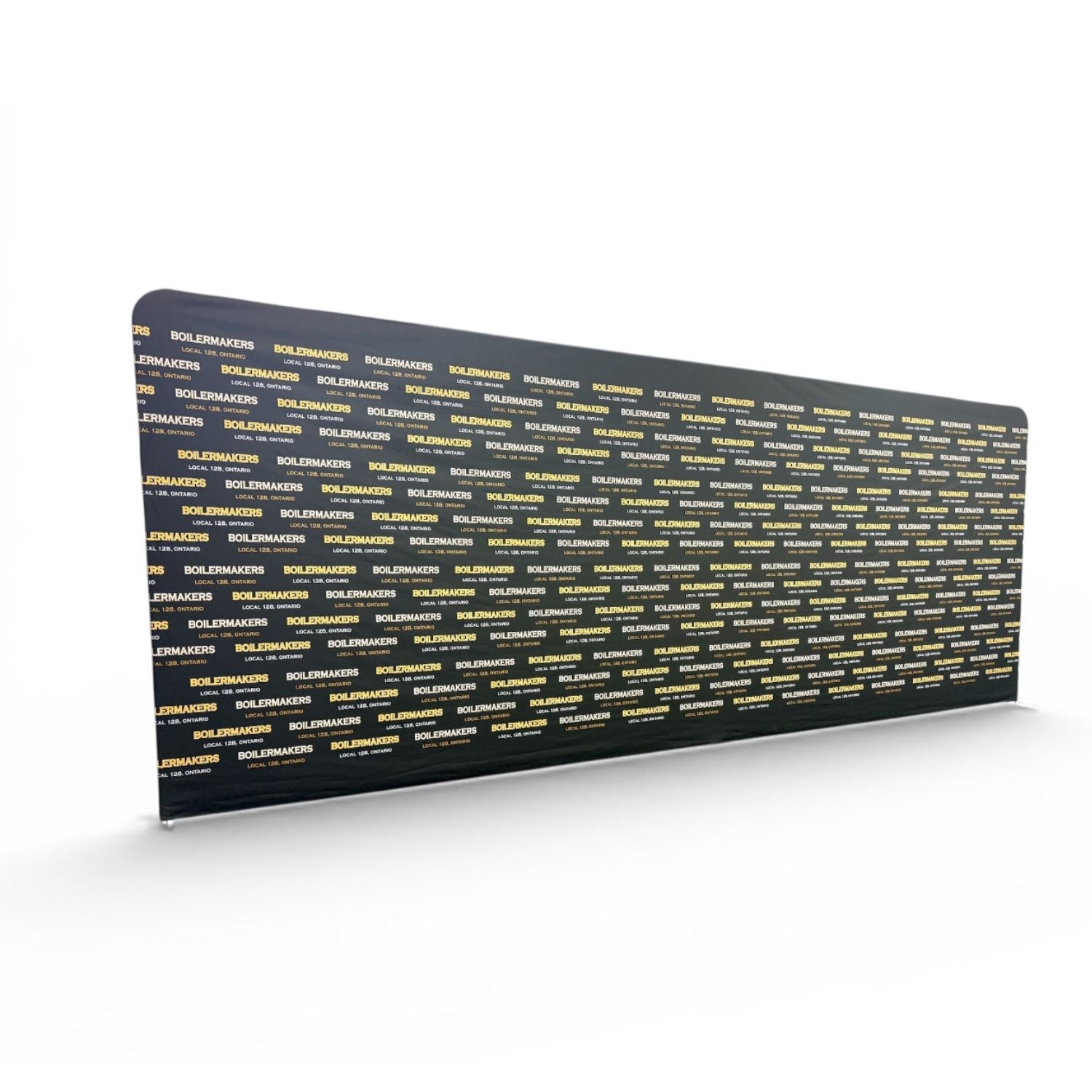20'W x 8'H EuroFit Tension Fabric Straight Wall Kit, Double Sided Graphics, Superior Blockout Fabric