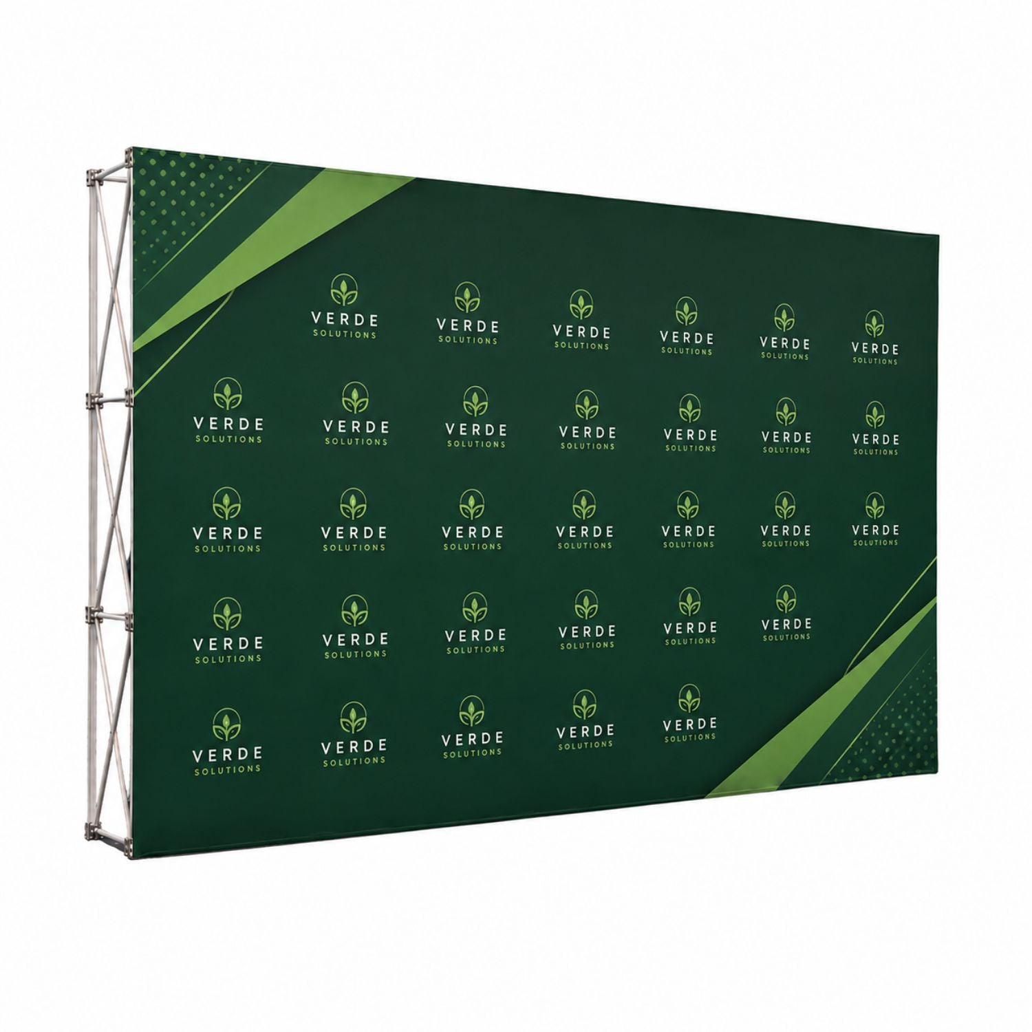 15' Straight Wall Full Height Tension Fabric Pop-up Display Kit, NO SETUP CHARGE