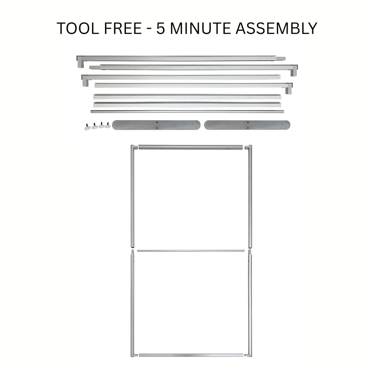 Frontlit SEG Fabric Banner Stand and bag, 40" x 80", NO SETUP CHARGE