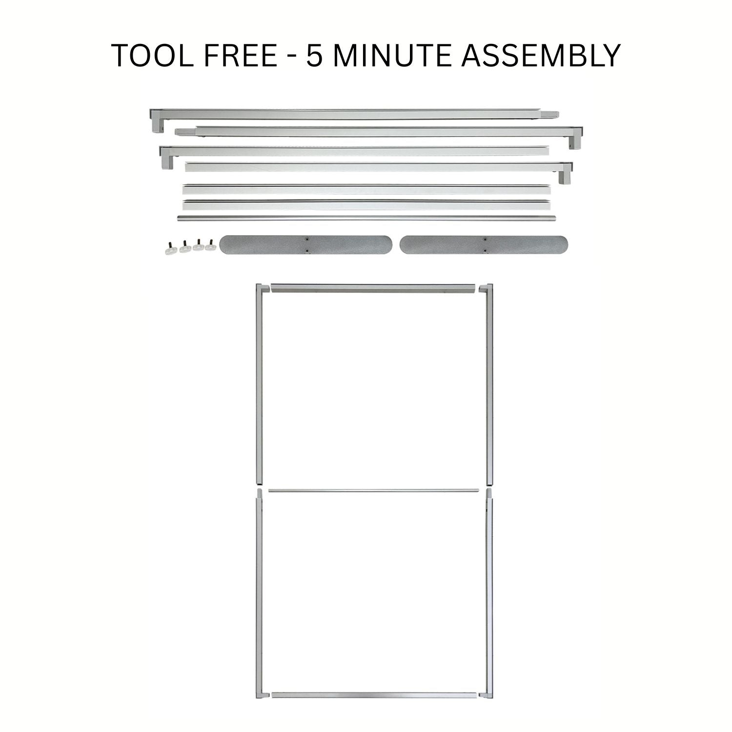 Hardware and bag only for Frontlit SEG Fabric Banner Stand, 40"x80", Graphics are not included