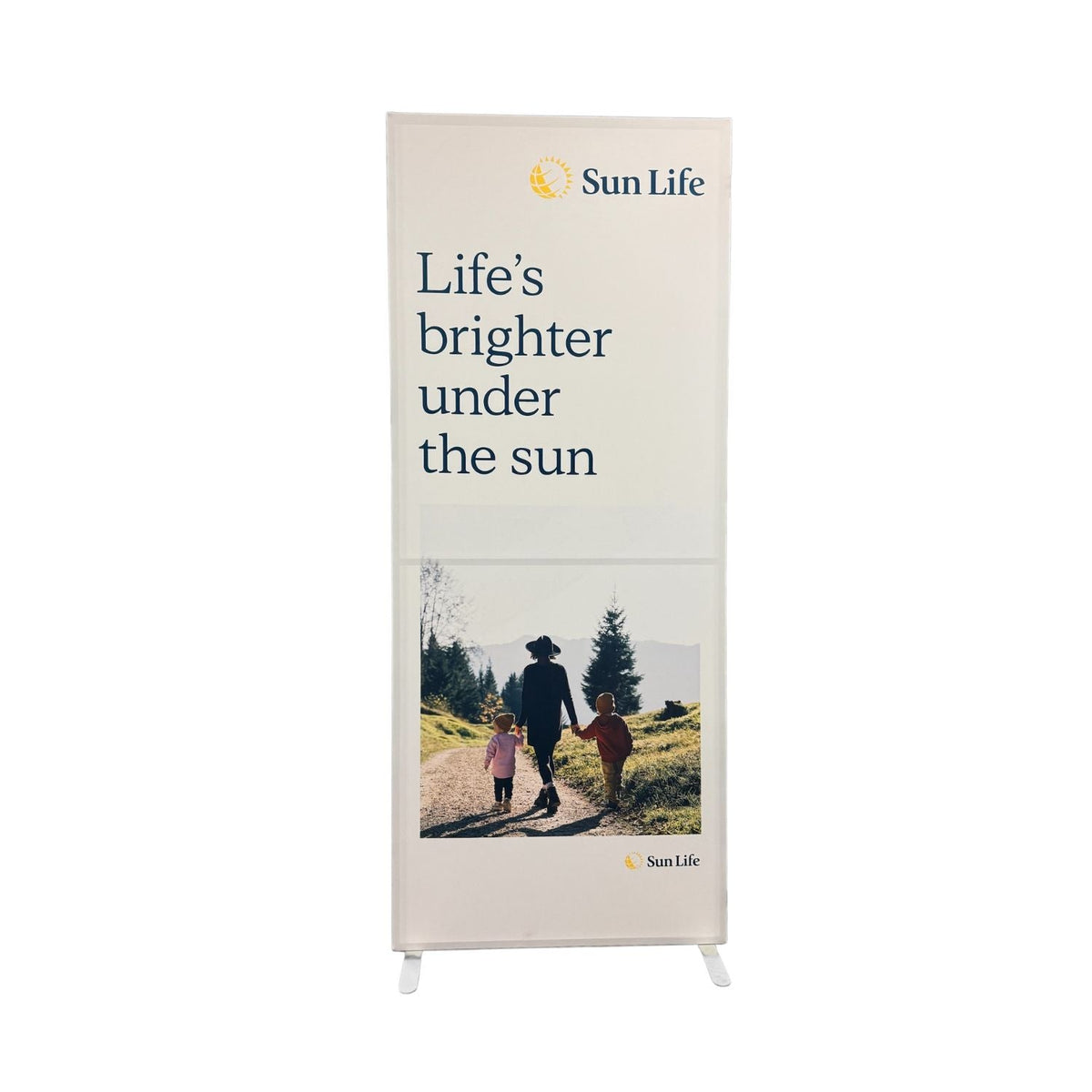 Frontlit SEG Fabric Banner Stand and bag, 40" x 96", NO SETUP CHARGE