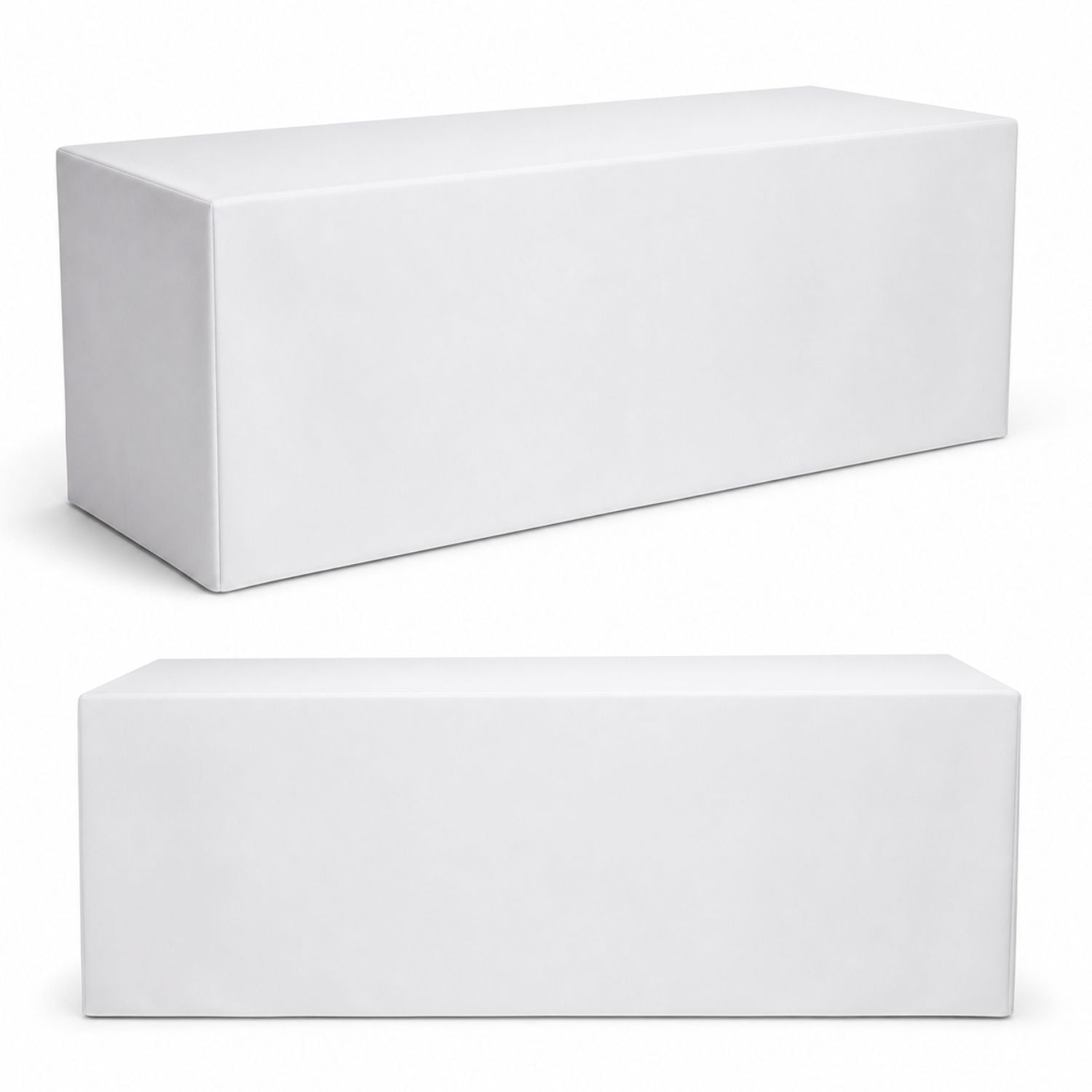 Sublimated PREMIUM Box Style Fitted Table Cloth for 6' Table, Premium Fabric, 4 sided, Closed Back