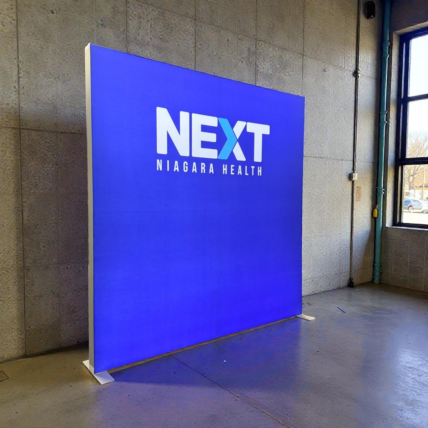 Backlit LED Light Box SEG Floor Display WALL Kit, 8'W x 8'H, NO SETUP CHARGE