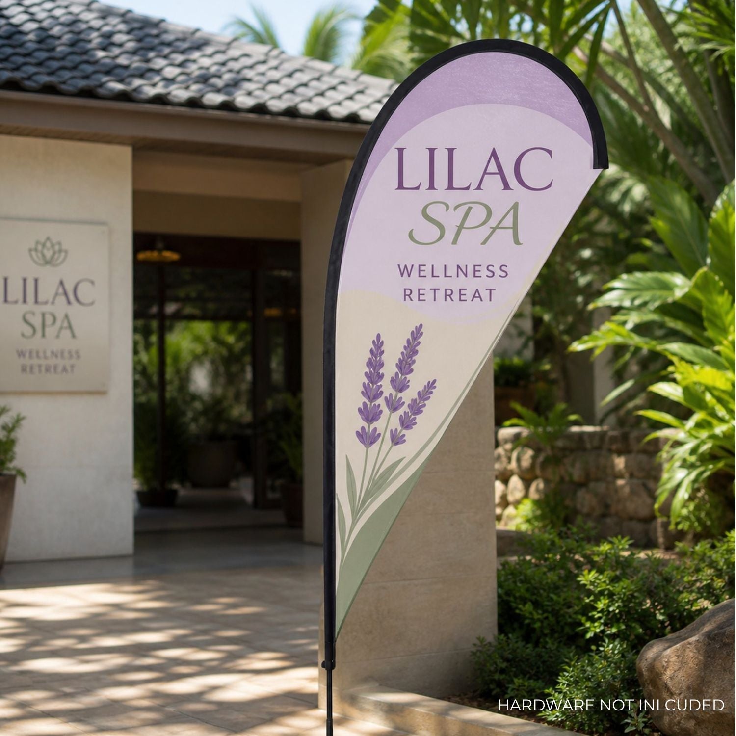 Drapeau de rechange pour kit drapeau goutte d'eau 9' petite taille, graphiques en couleur double face