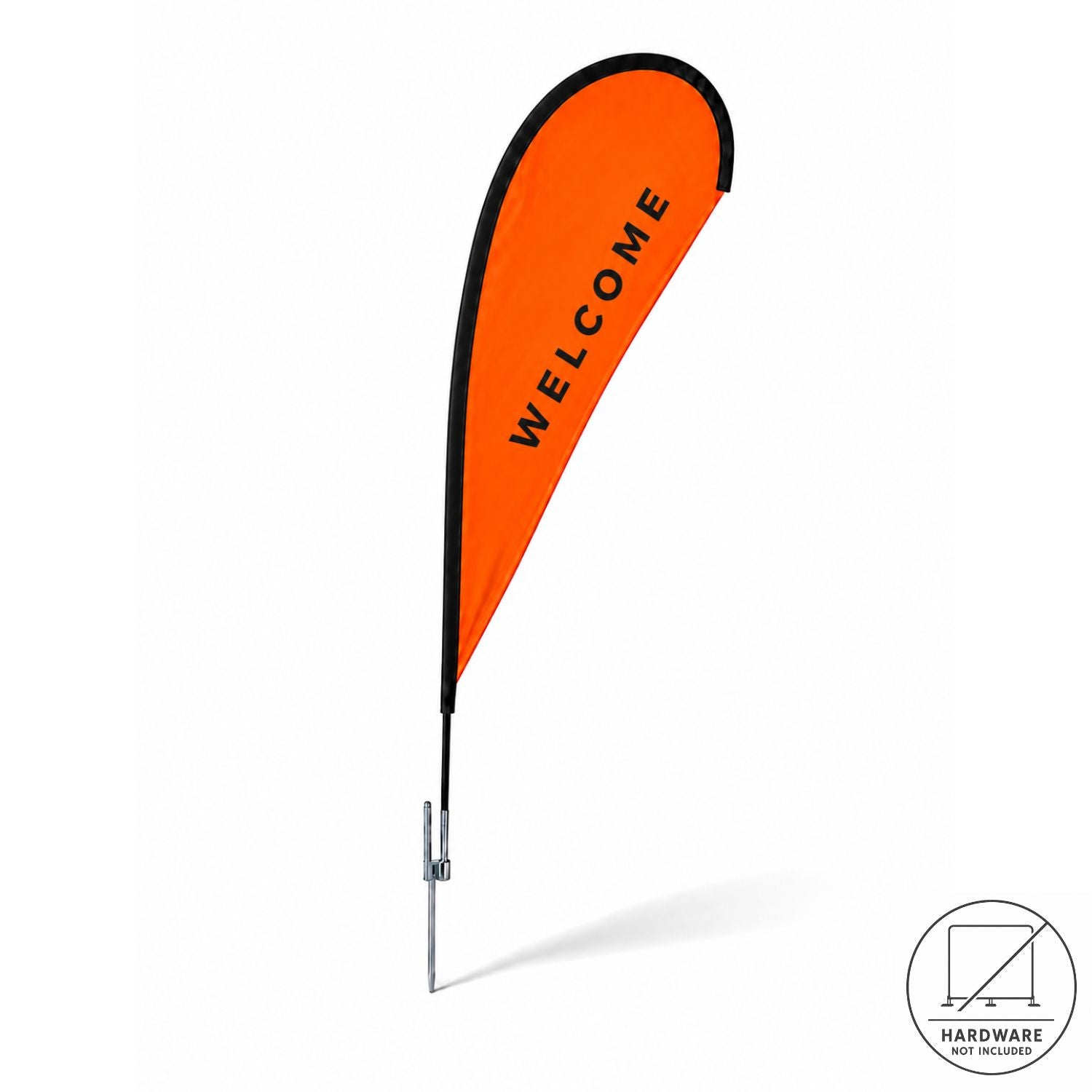 Replacement Flag for 9' Small Tear Drop Flag Kit, Full Color Graphics Double Sided
